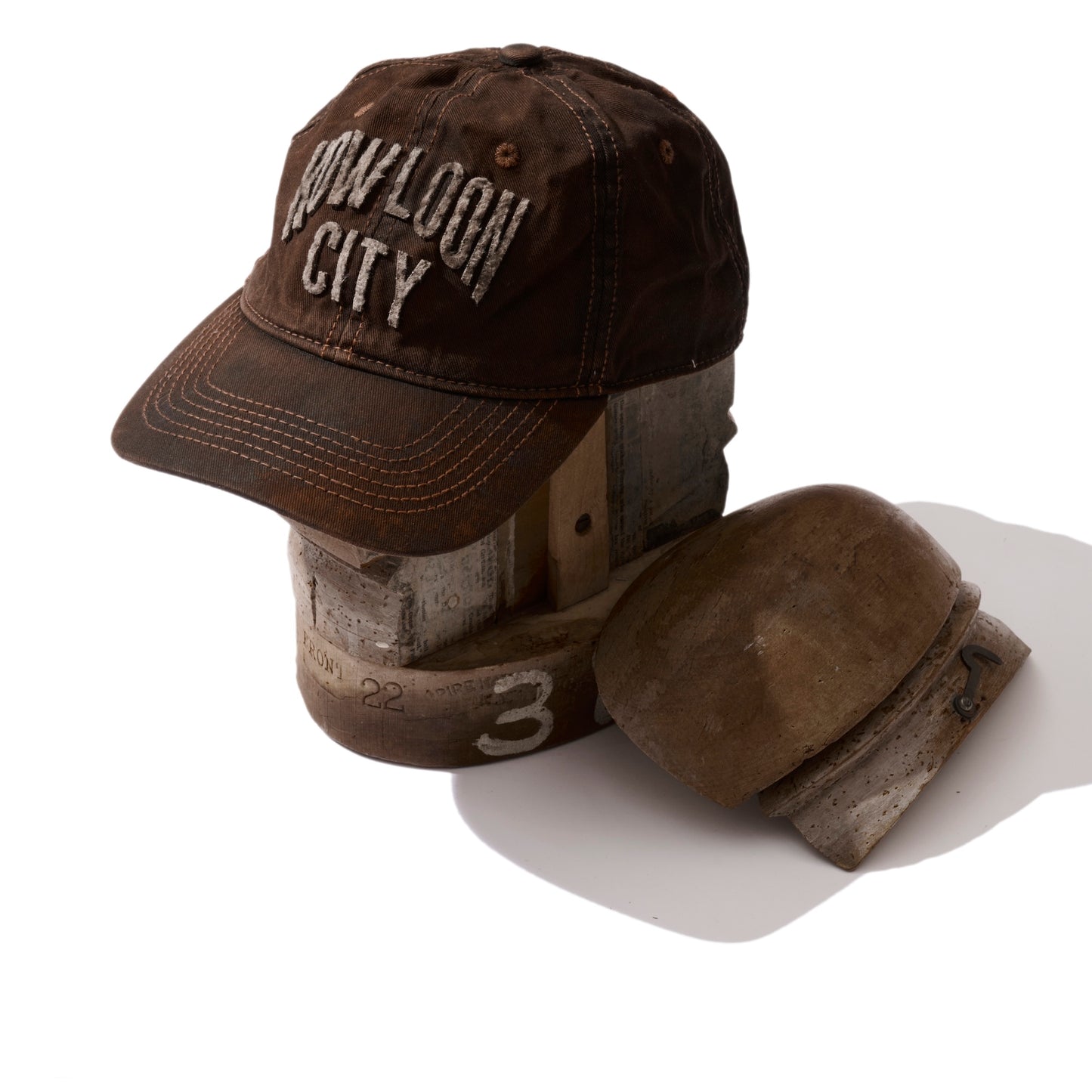 Mud Dyeing Hand Quilted “Kowloon City” Cap