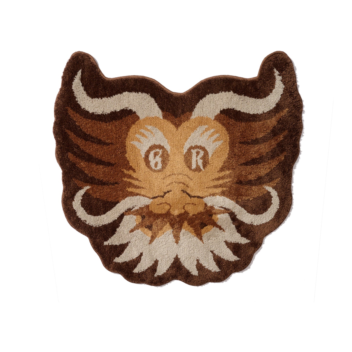 SEPIA BROWN DRAGON DOOR RUG