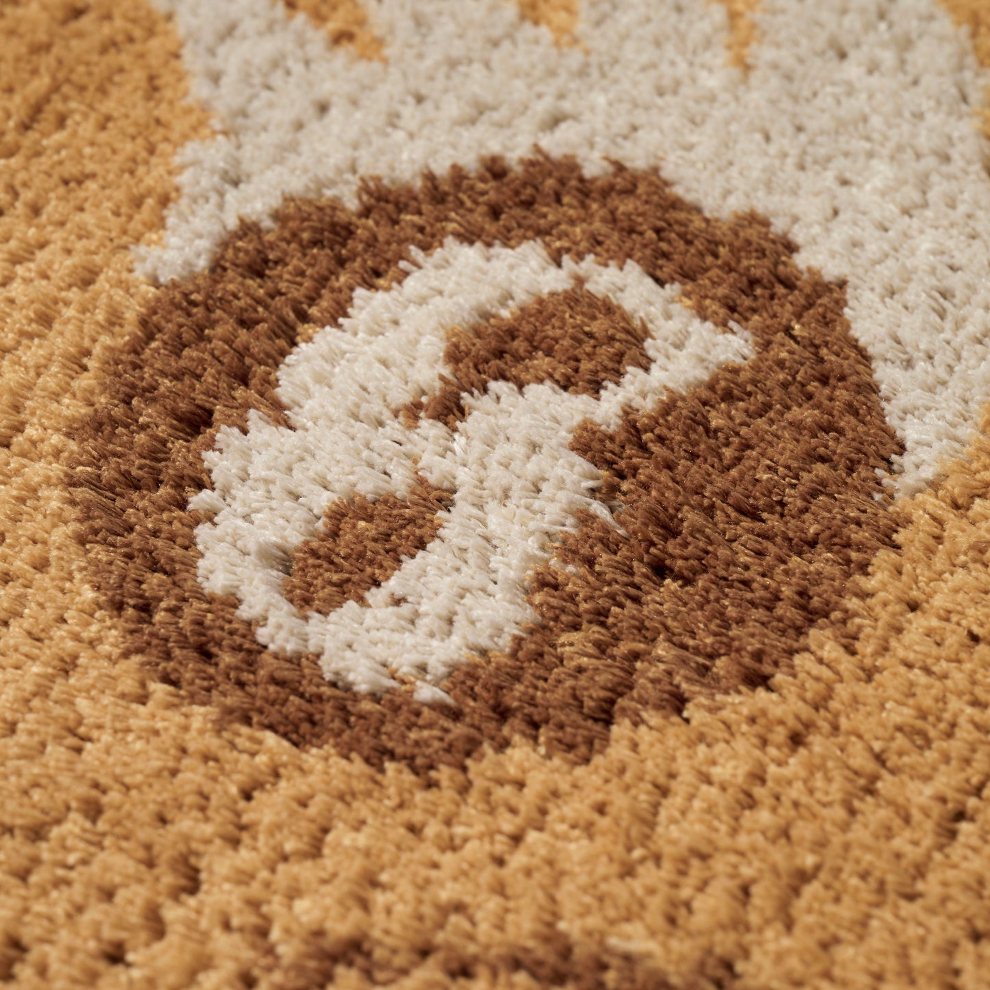 SEPIA BROWN DRAGON DOOR RUG