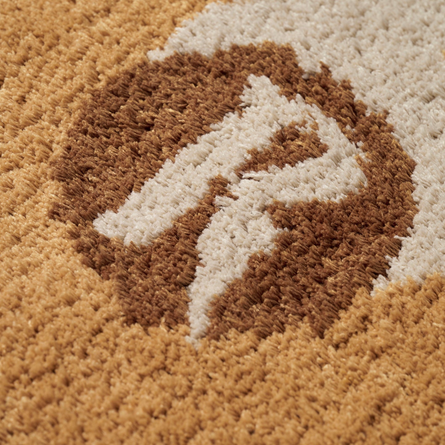 SEPIA BROWN DRAGON DOOR RUG