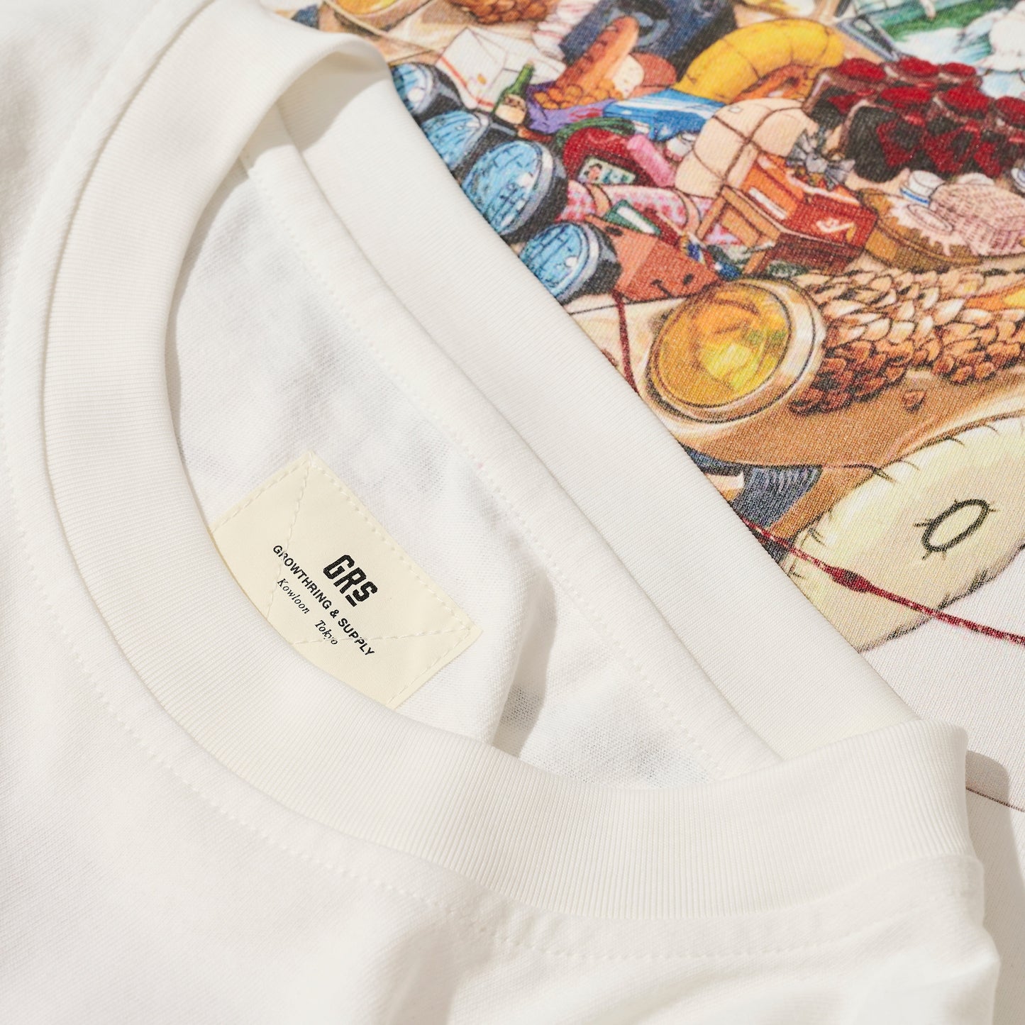 GRS X TATSUYA YOKOSAKA WASHED GRAPHIC LONG SLEEVE TEE