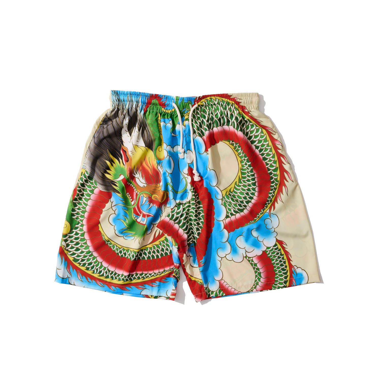 GRS x 59TATTOO OVERPRINT SHORTS / DRAGON IN CLOUD