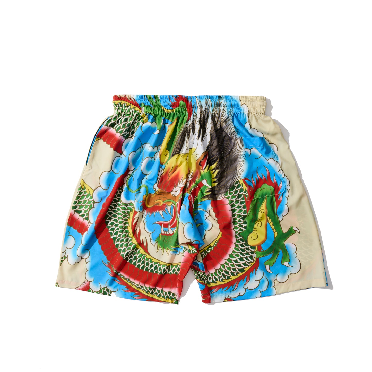 GRS x 59TATTOO OVERPRINT SHORTS / DRAGON IN CLOUD