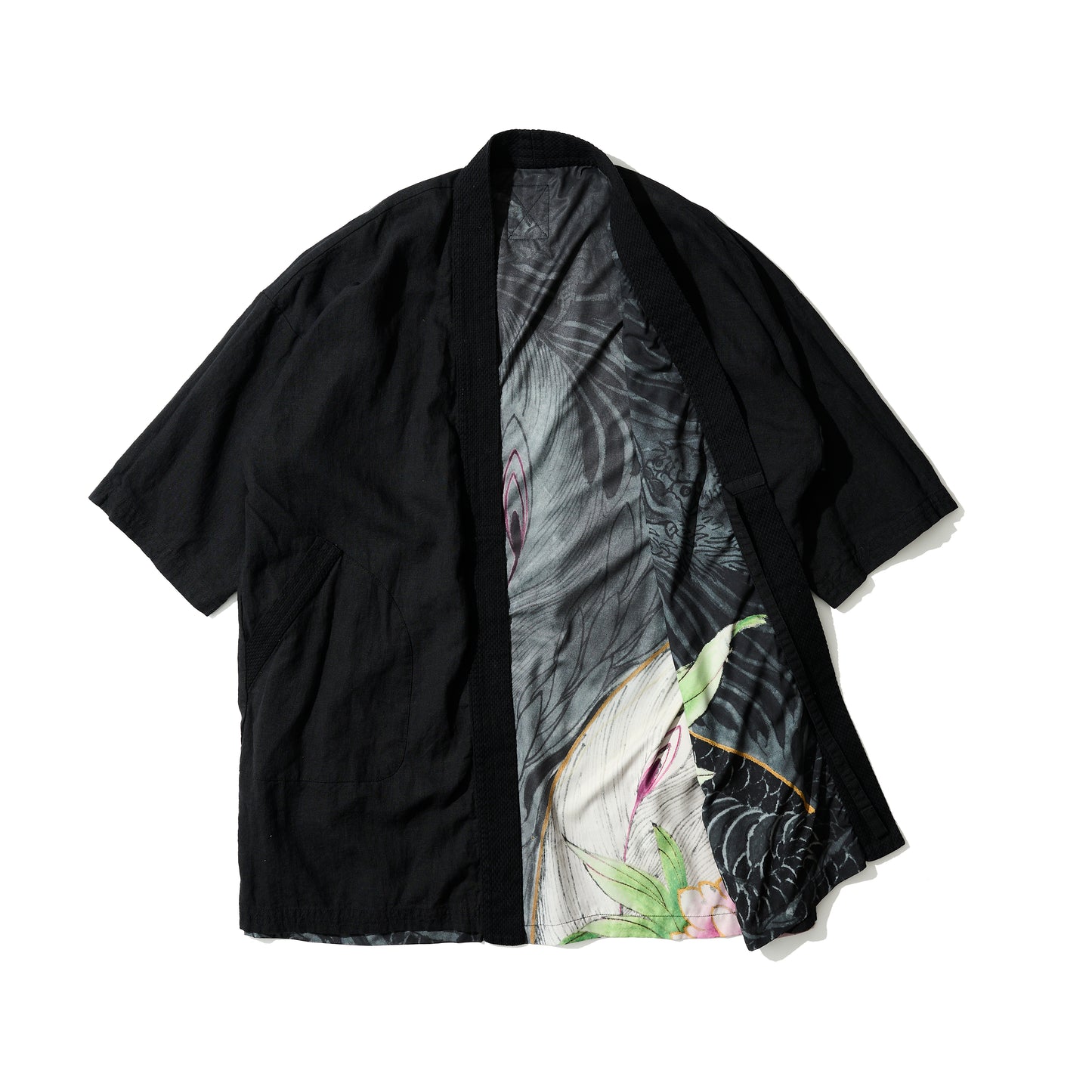 GRS x Kalok Peony & Ryu Overprint Reversible Noragi Jacket