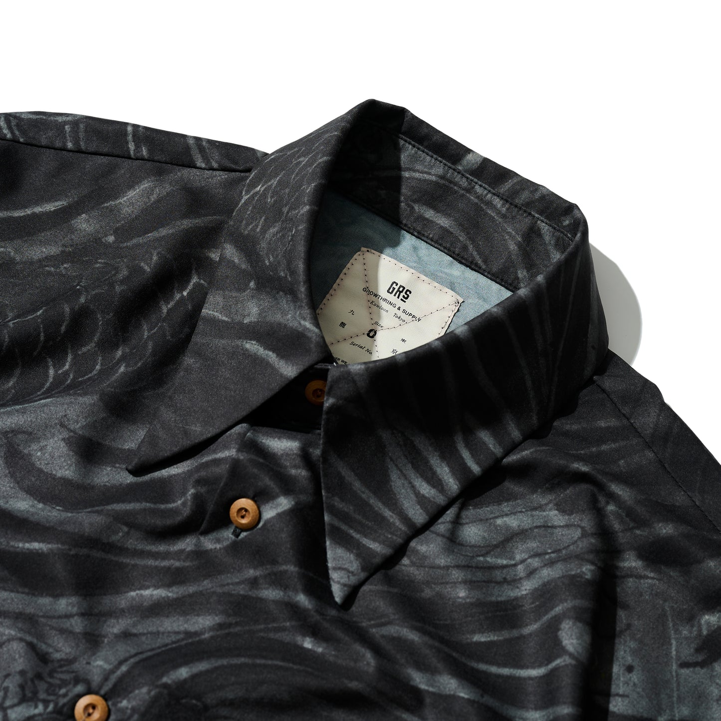 GRS x Kalok Peony & Ryu Overprint Shirt
