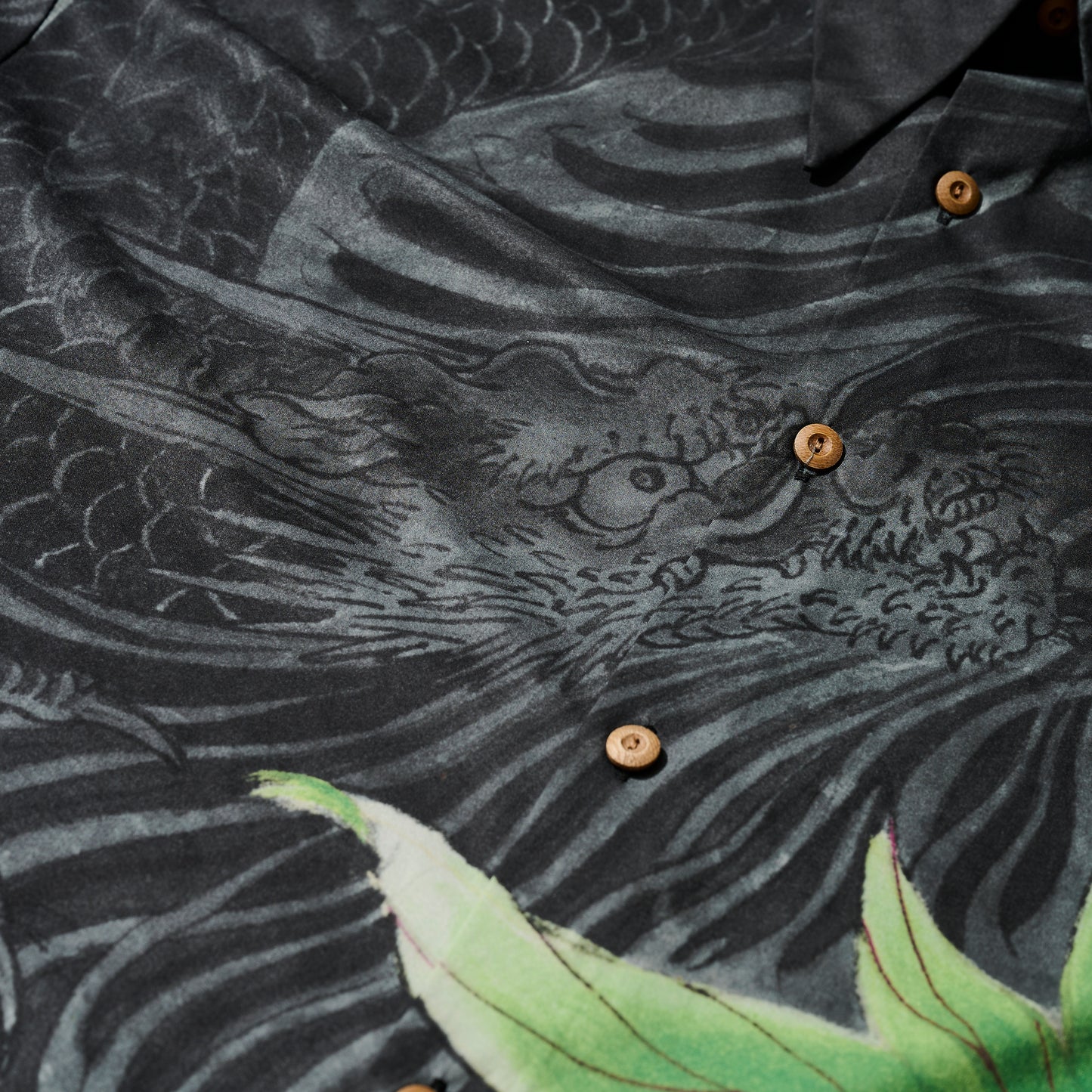 GRS x Kalok Peony & Ryu Overprint Shirt