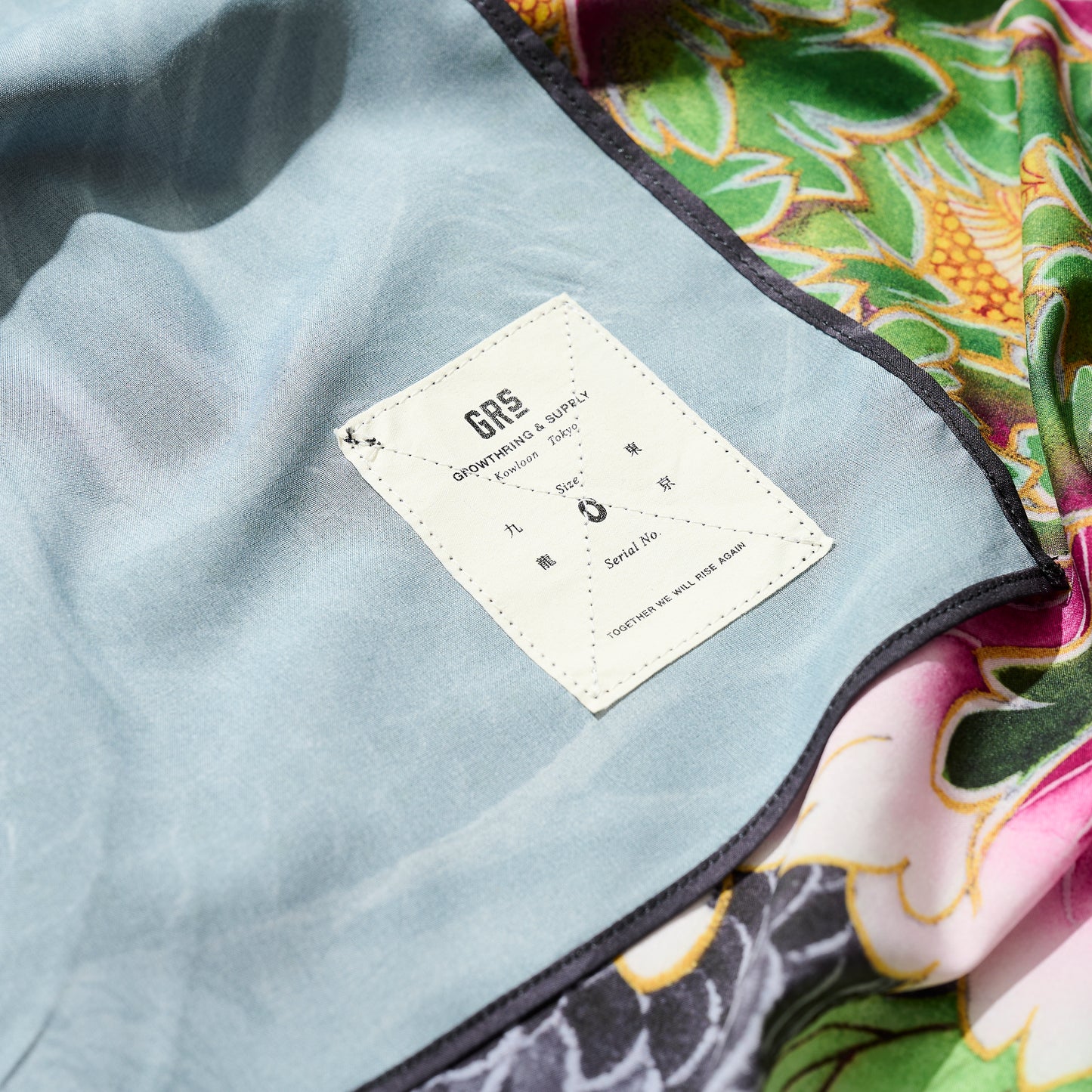 GRS x Kalok Peony & Ryu Overprint Bandana