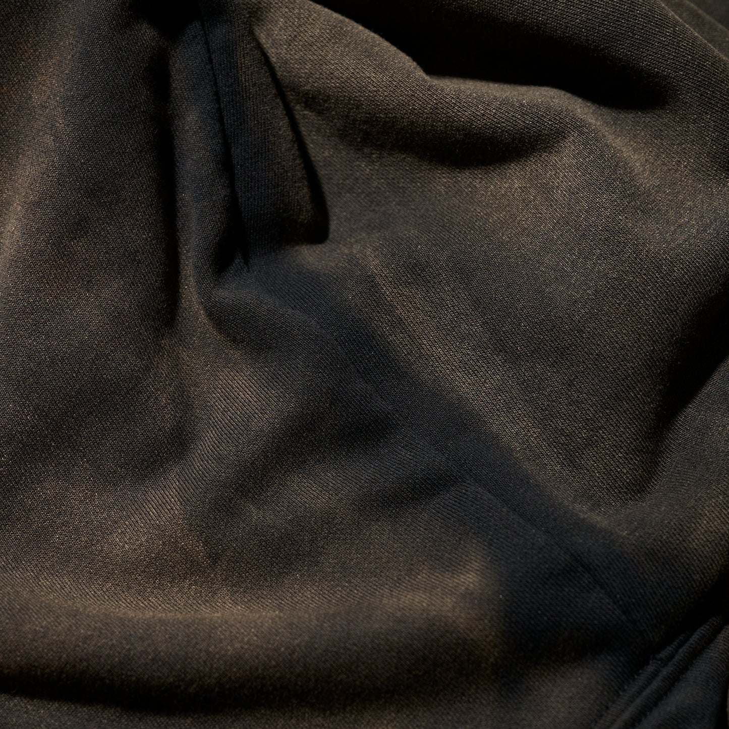 GRS X TRIPLET SUN FADED DESTROYED CROPPED ZIP-UP HOODIE