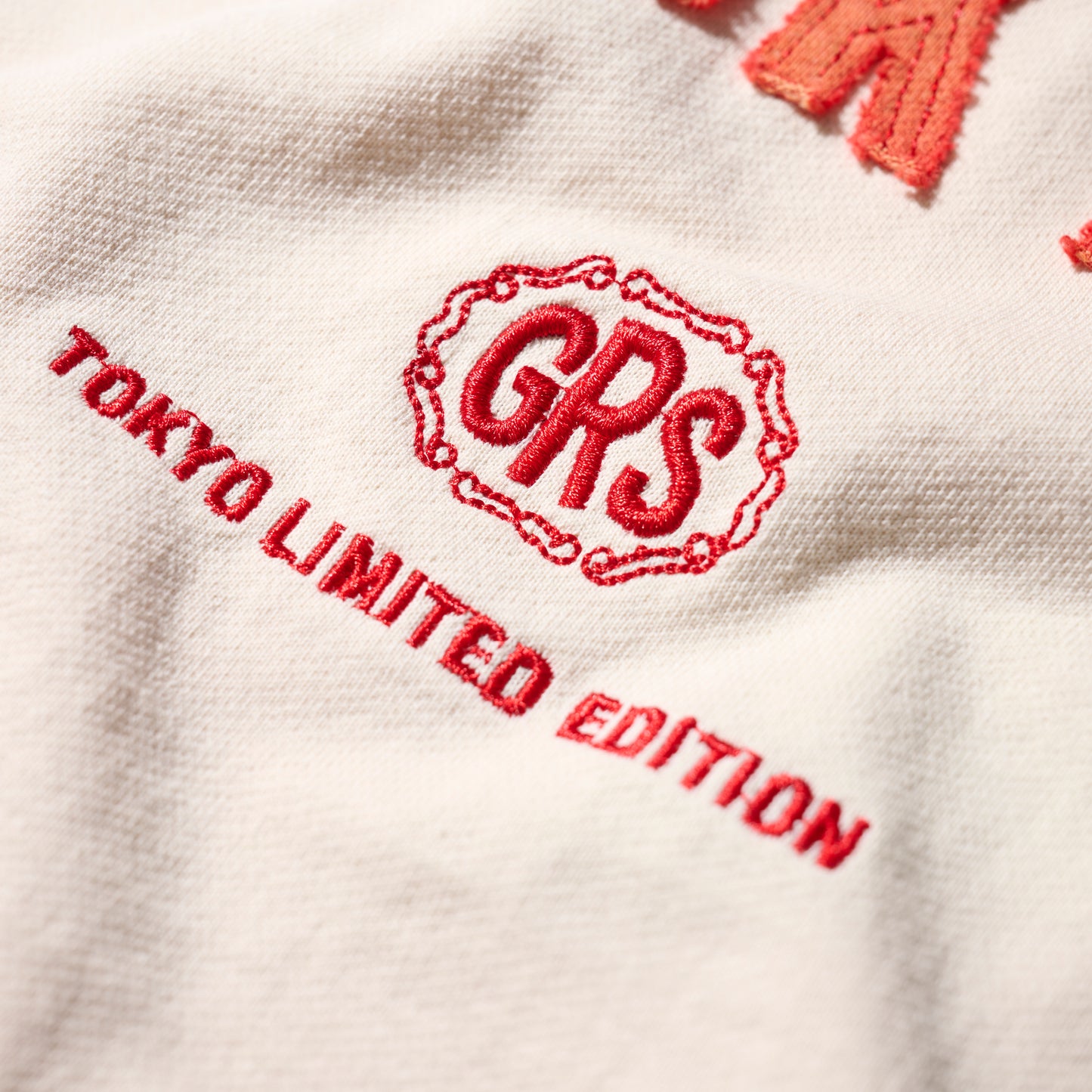 Sun Faded Patchwork Washed “Shibuya” Tee / Vintage White