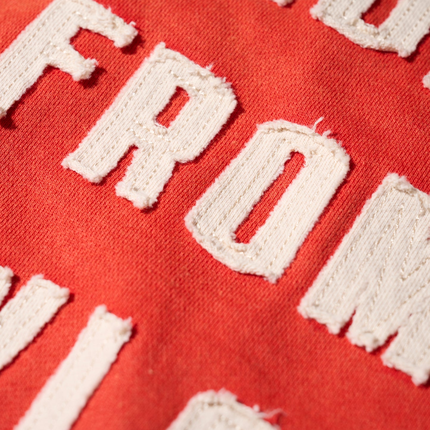 Sun Faded Patchwork Washed “Kowloon” Tee / Burgundy