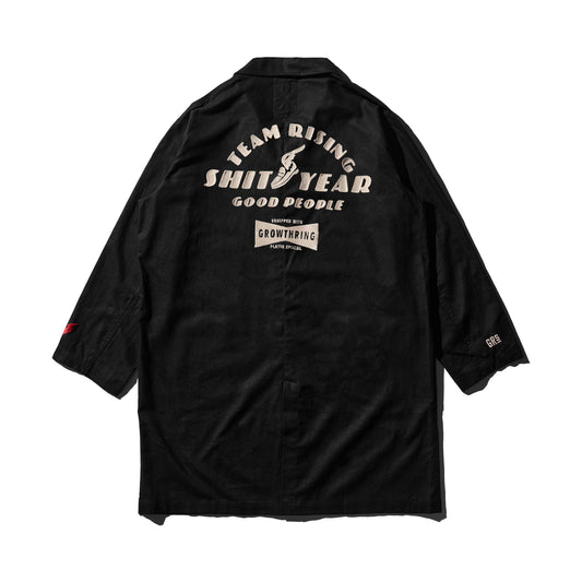 Team Rising Chain Stitch Linen WorkCoat