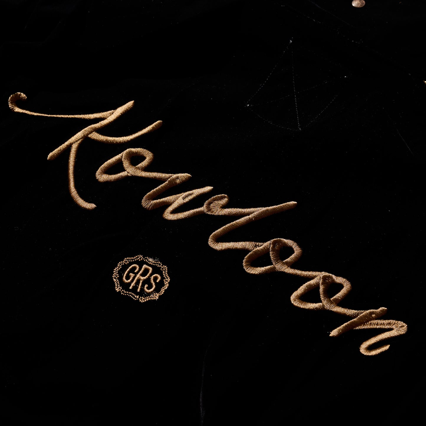 Velvet Dragon Tracksuit Set / Black