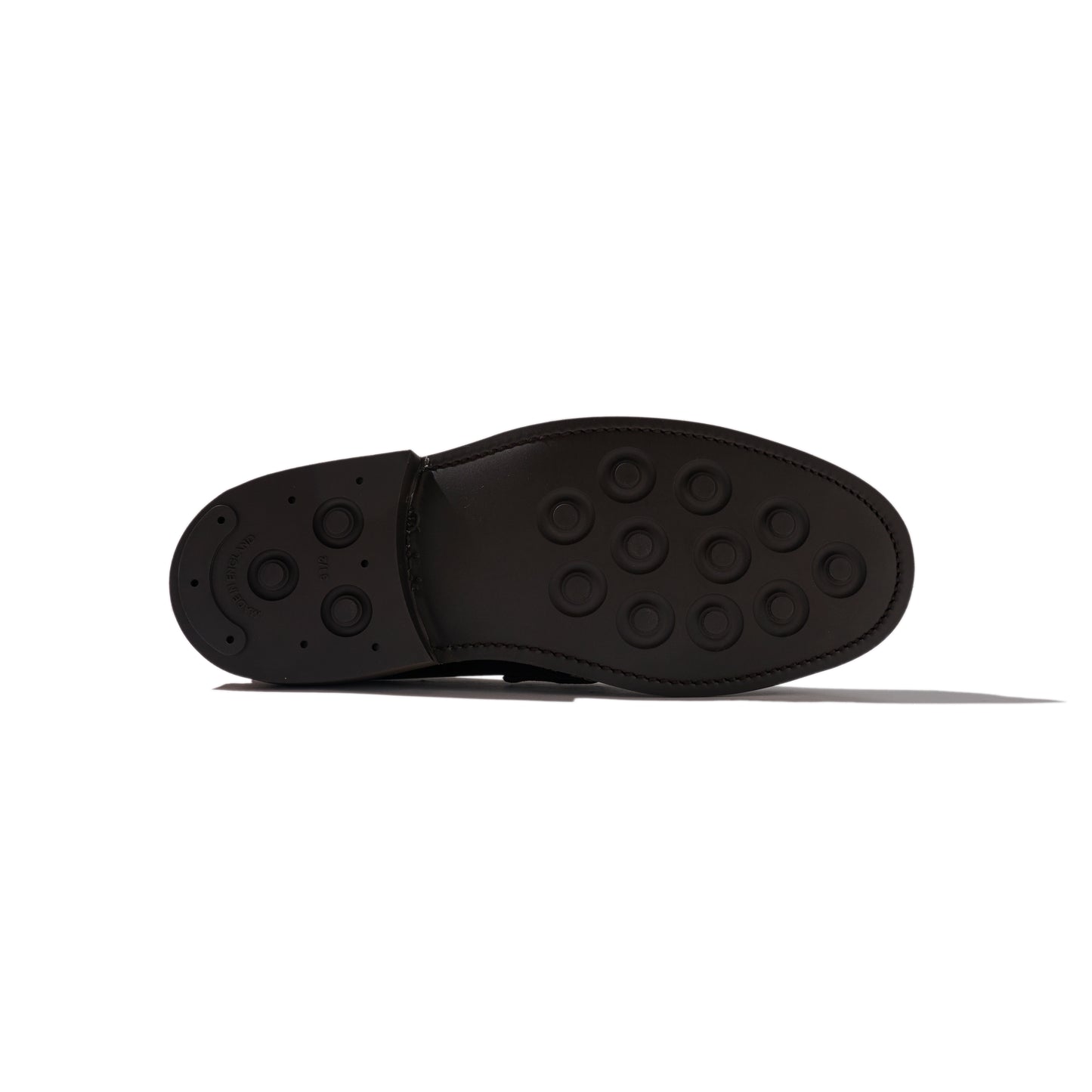 GRS x Hoax x Sanders Broad Arrow Penny Loafers / Ebony Brown