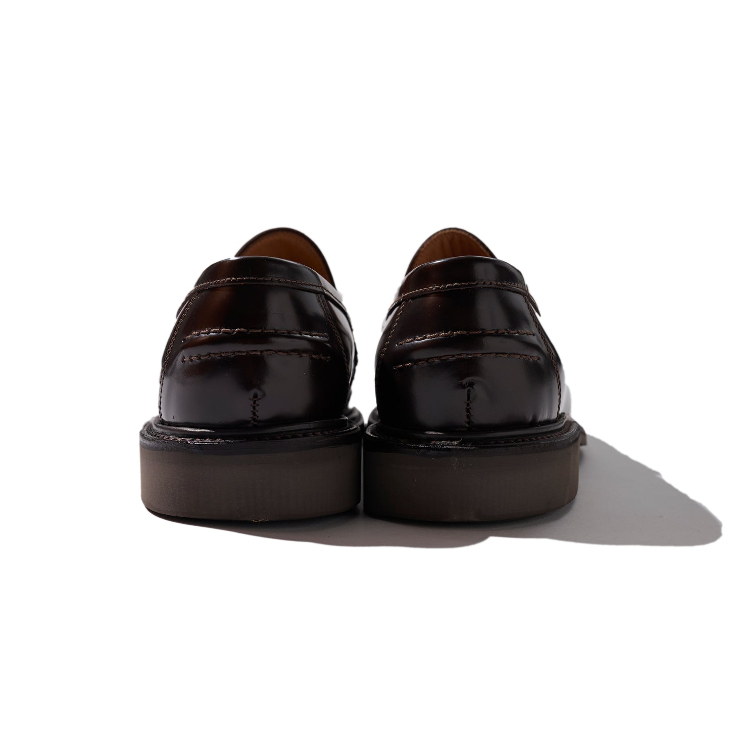 GRS x Hoax x Sanders Broad Arrow Penny Loafers / Ebony Brown