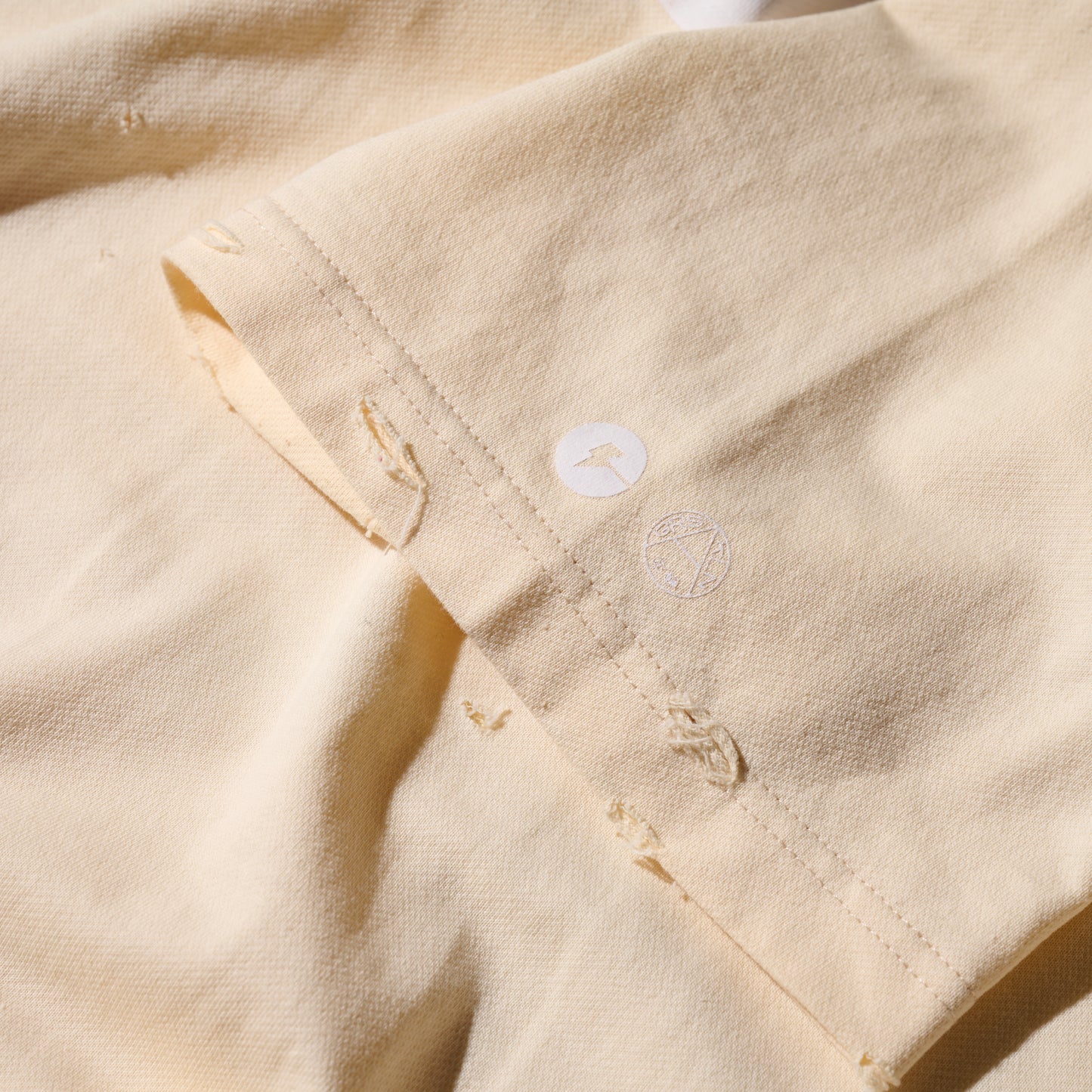 GRS x ChargeSpot Sun Faded “Kowloon” Tee / Ecru