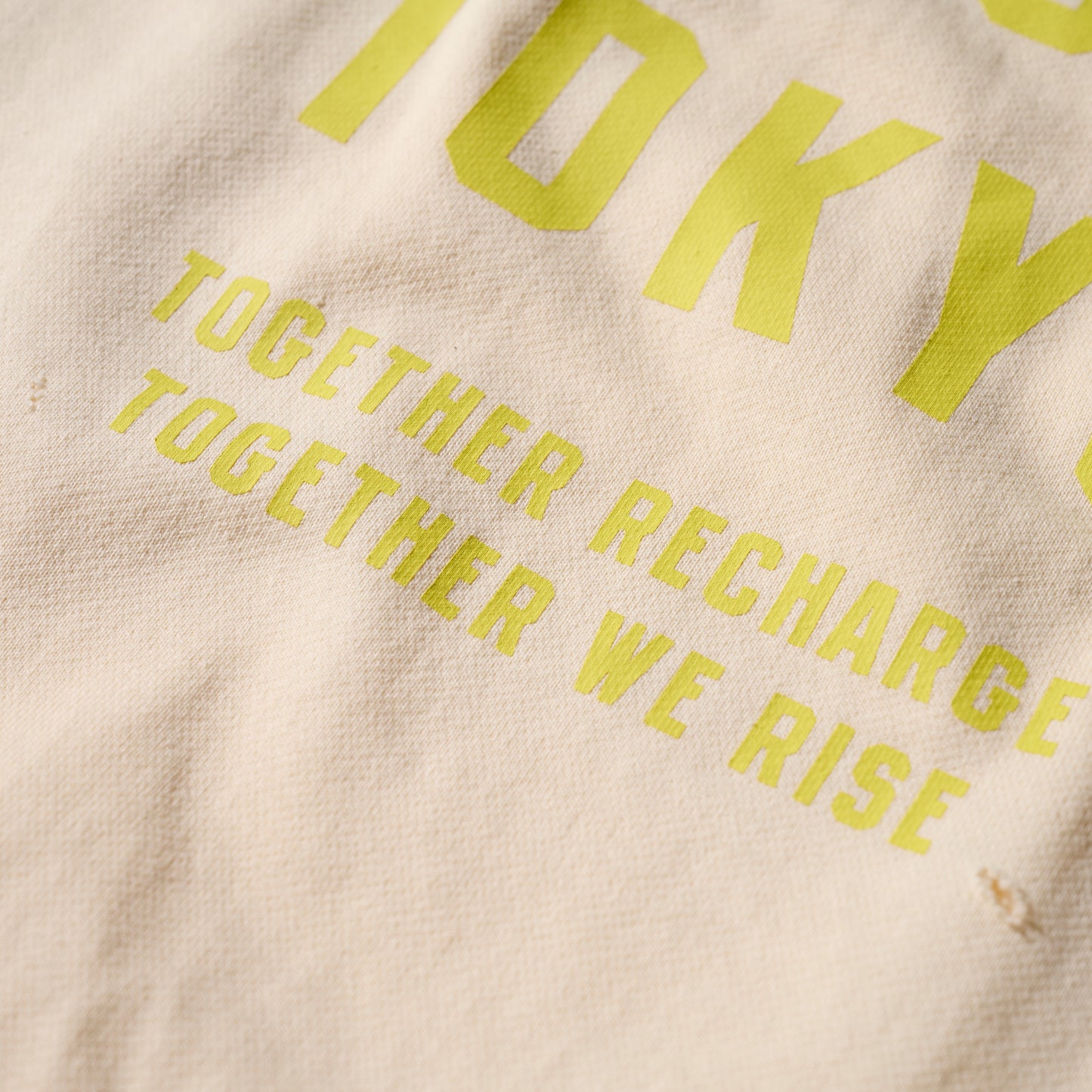 GRS x ChargeSpot Sun Faded “Kowloon” Tee / Ecru