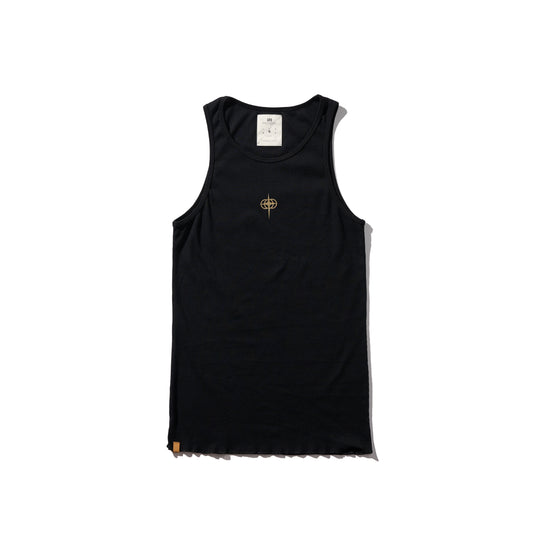 GRS x Triplet Tank Top / Black x Gold