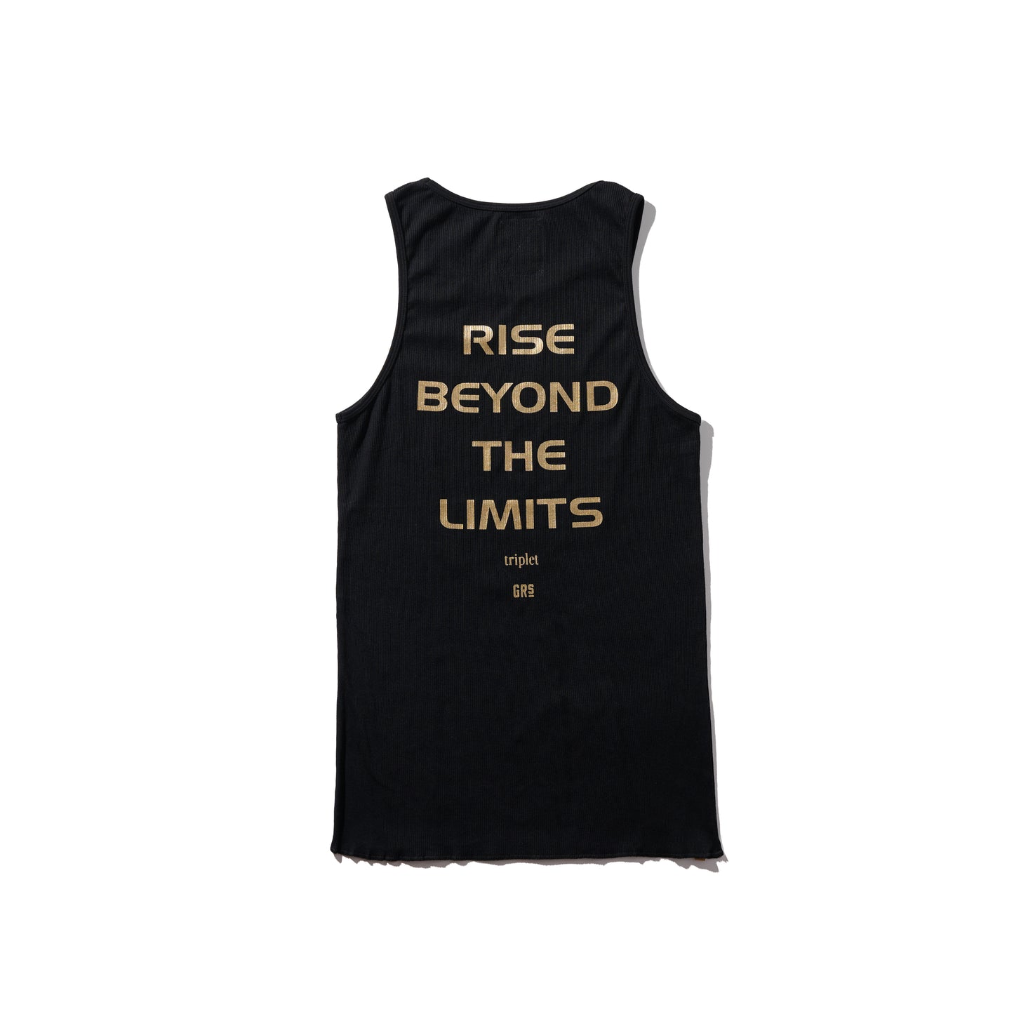 GRS x Triplet Tank Top / Black x Gold
