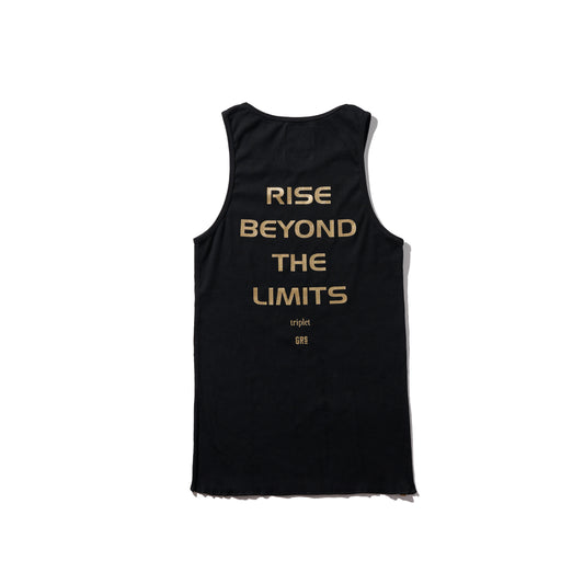 GRS x Triplet Tank Top / Black x Gold