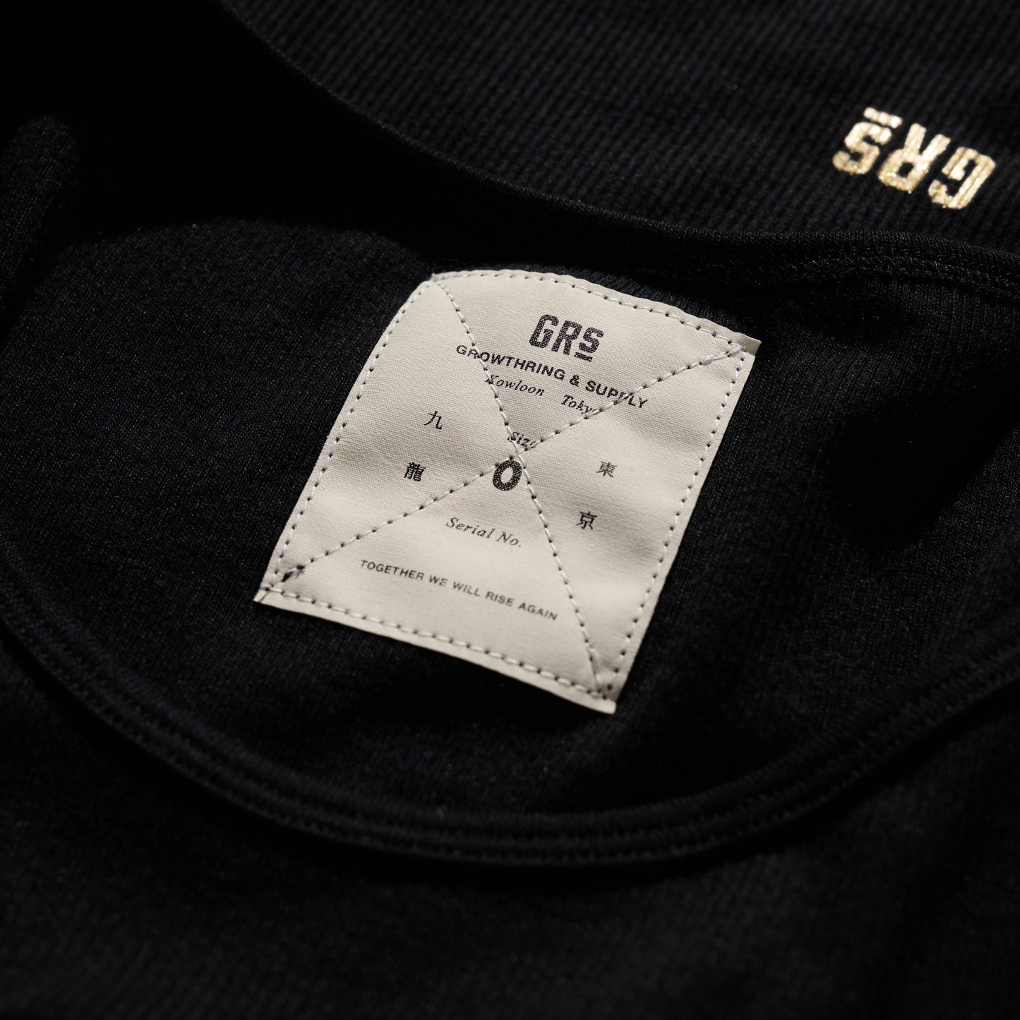GRS x Triplet Tank Top / Black x Gold