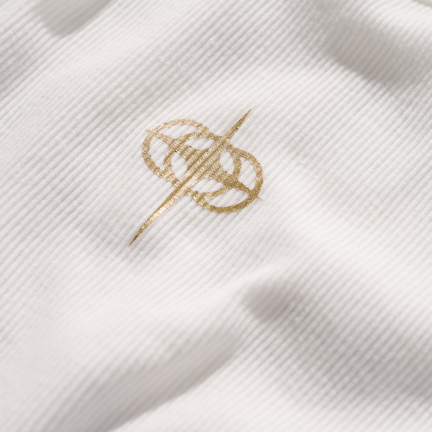 GRS x Triplet Tank Top / White x Gold