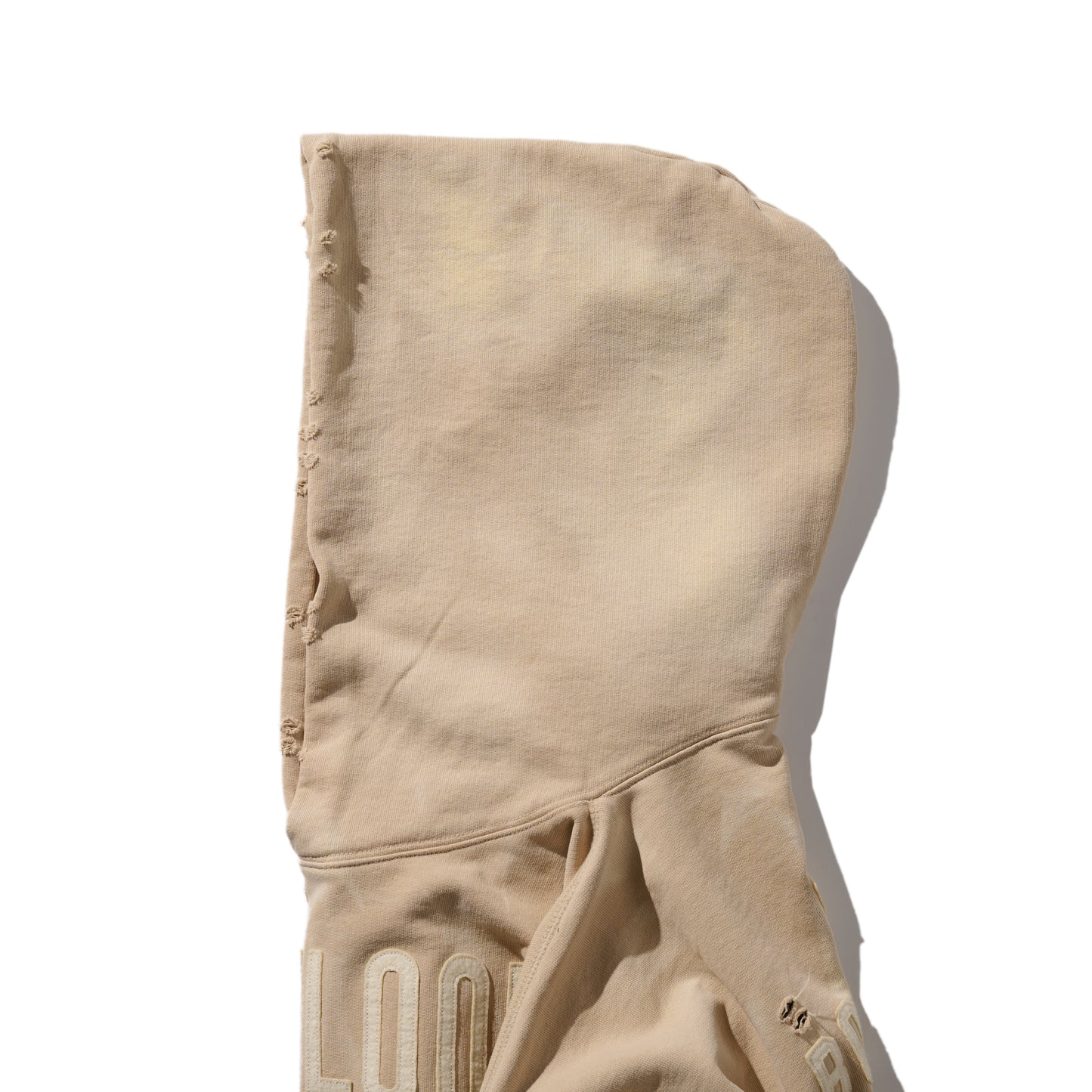 Heavy Weight Sun Faded “Kowloon City” Hoodie / Beige