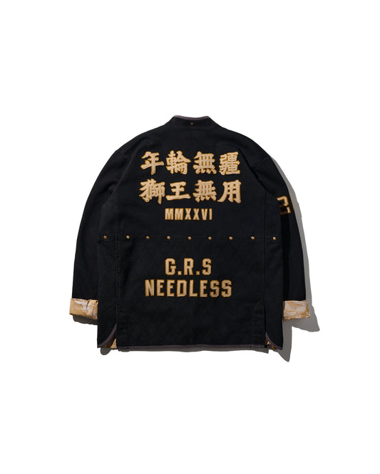 SASHIKO KUNG FU JACKET / KUROZOME