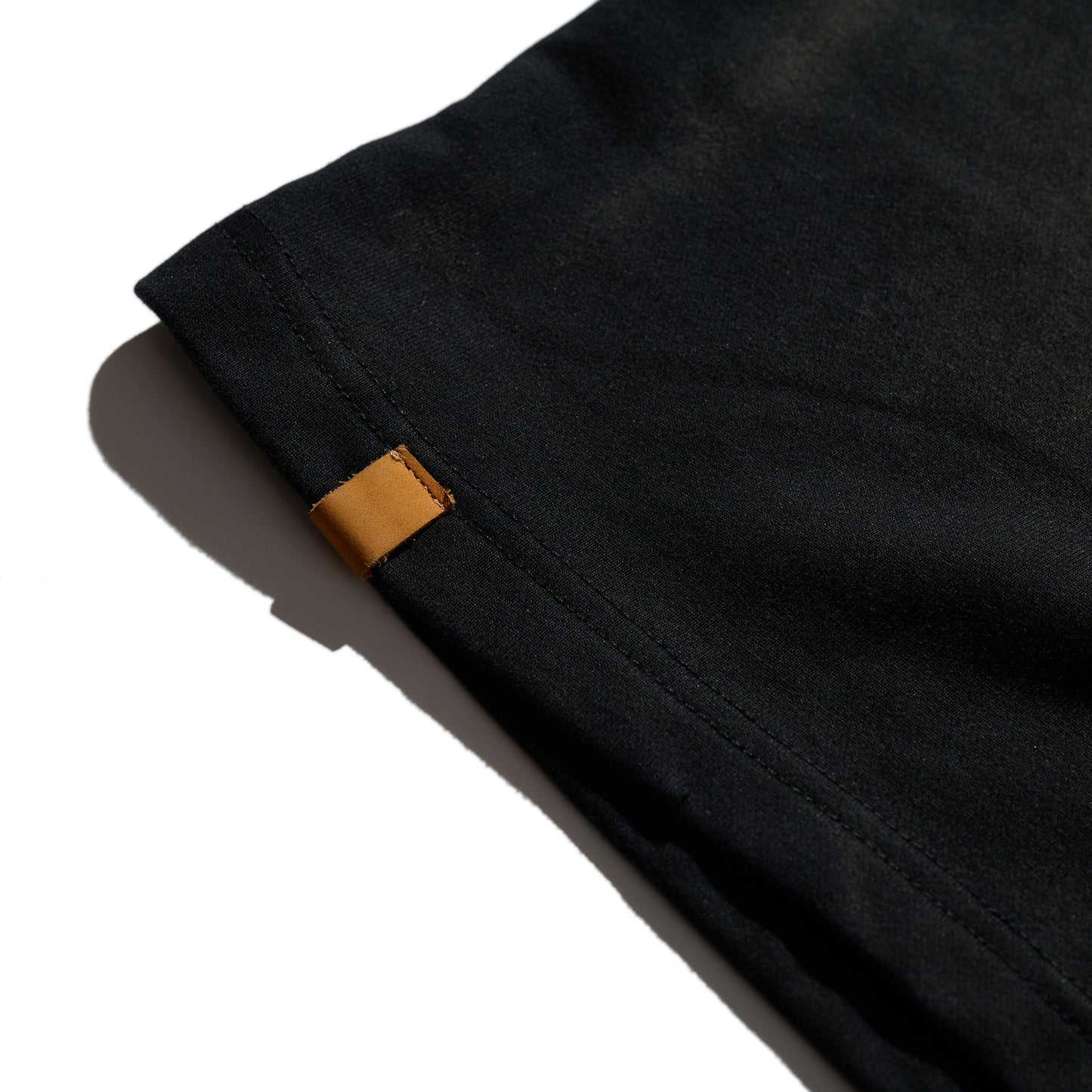 GRS x Triplet M Distressed "Kowloon" SS Sweat Top / Black x Gold
