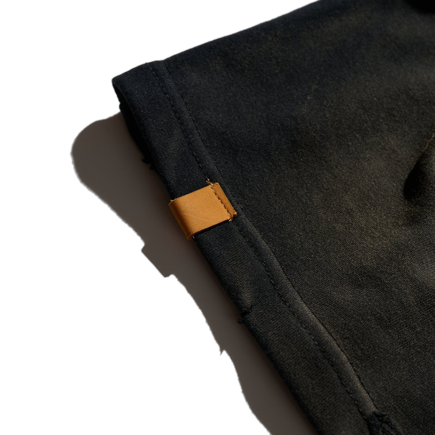 GRS x Triplet W Distressed "Kowloon" SS Sweat Top / Black x Gold
