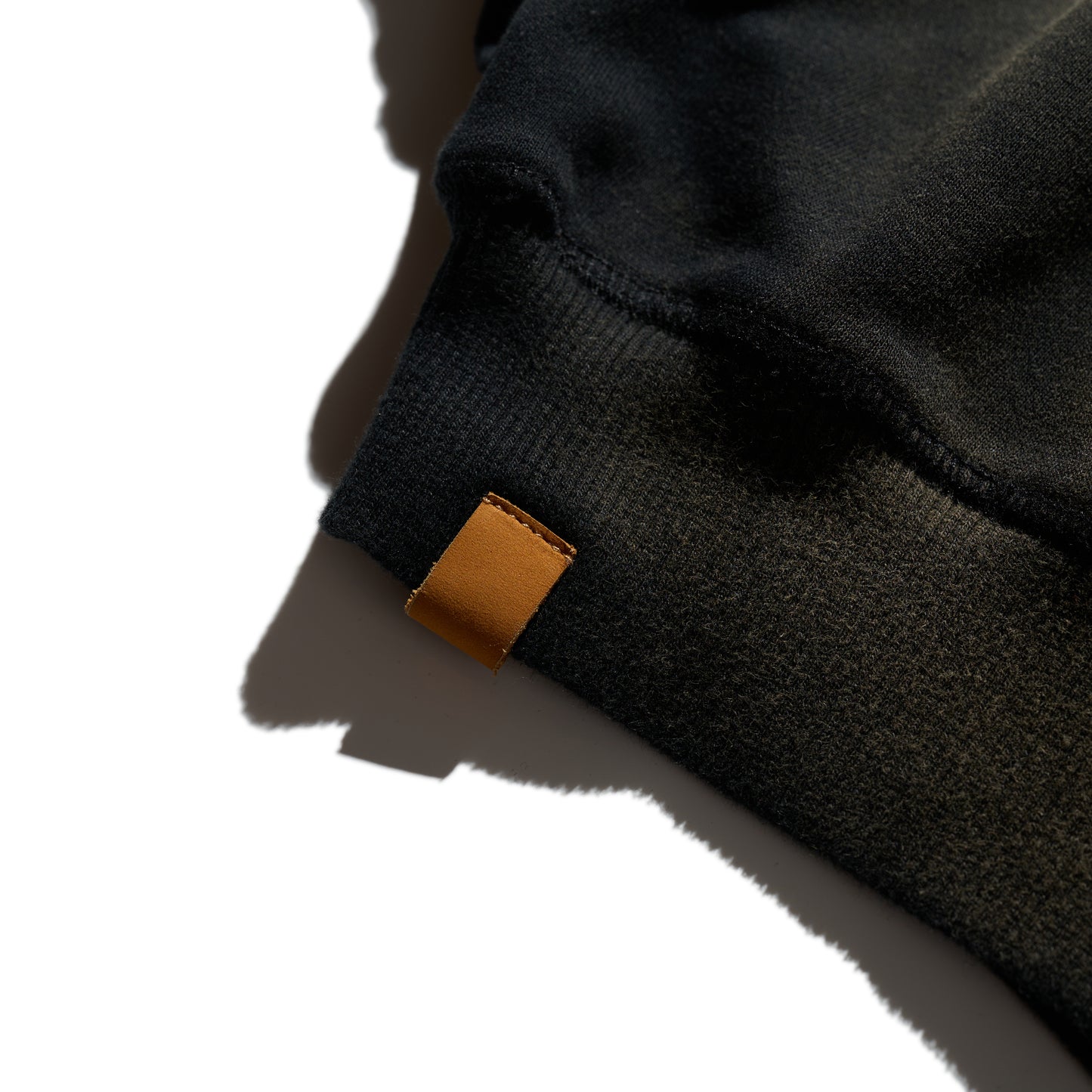 GRS x Triplet W Distressed “Kowloon” Cropped Zip-up Hoodie Black x Gold