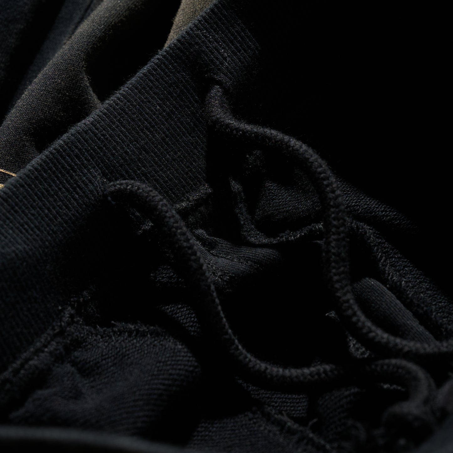 GRS x Triplet W Distressed Baggy Sweatpants / Black x Gold