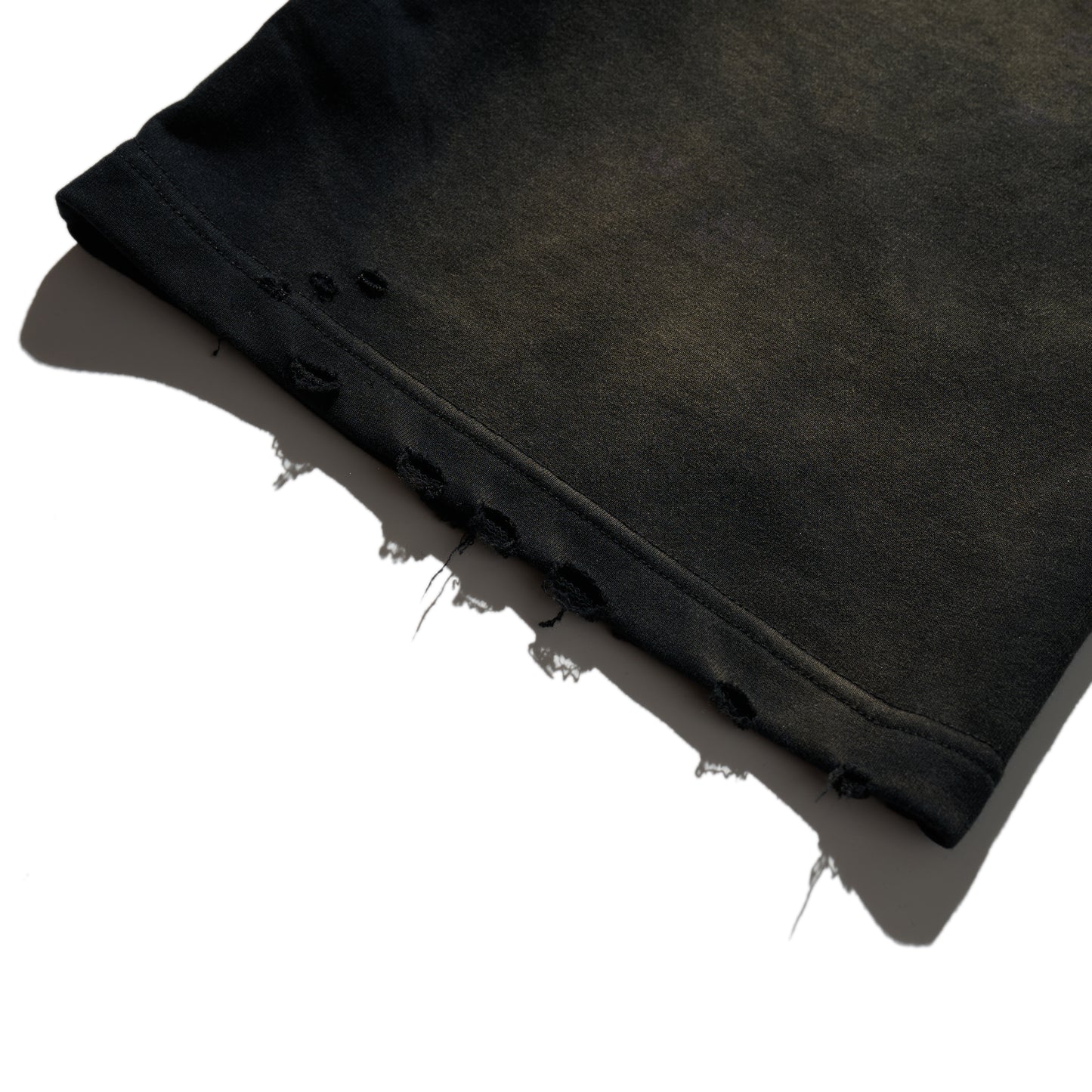 GRS x Triplet W Distressed Baggy Sweatpants / Black x Gold