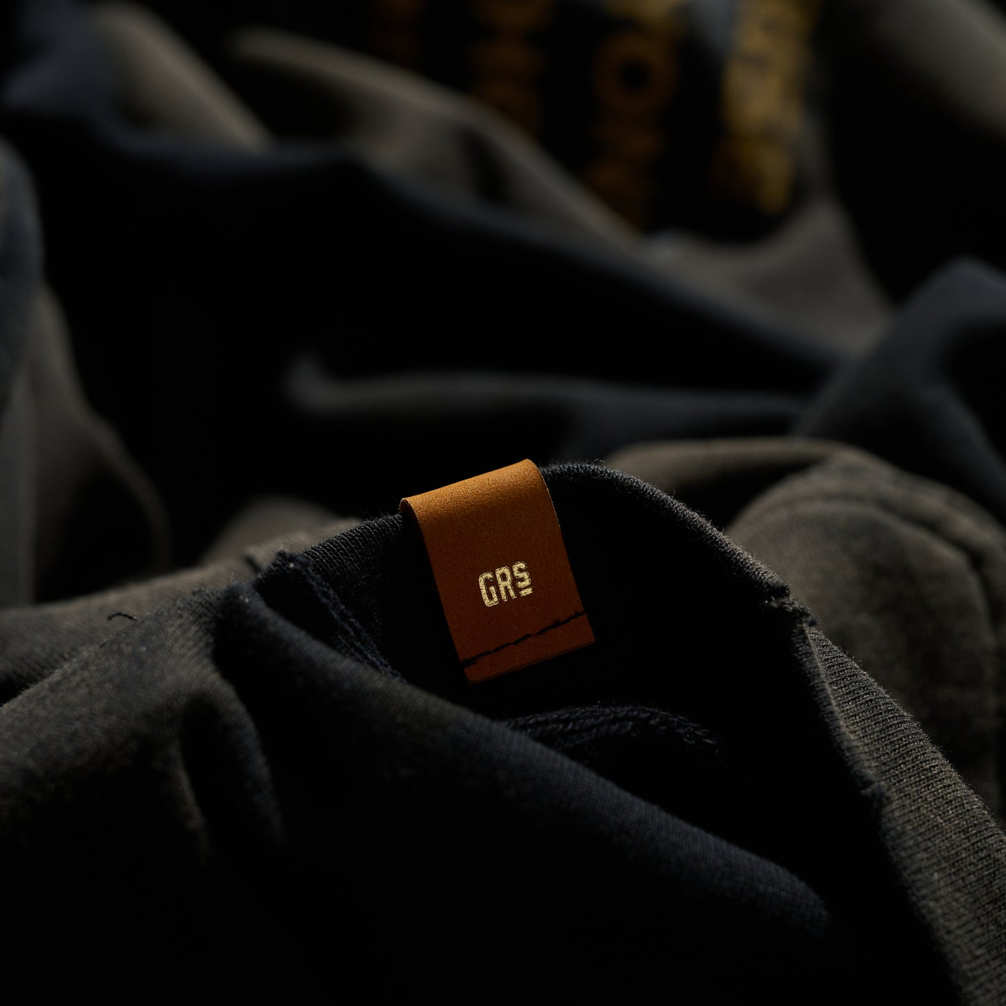 GRS x Triplet W Distressed Baggy Sweatpants / Black x Gold