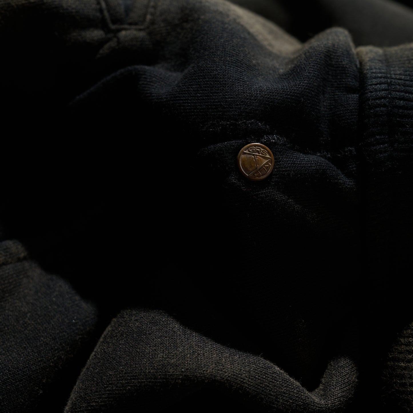 GRS x Triplet M Distressed Flare Sweatpants / Black x Gold