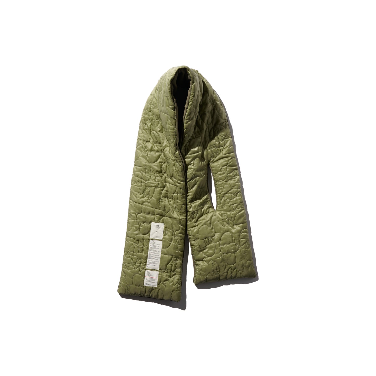 “Freedom & Peace” Sun Faded Sweat Puffer Scarf