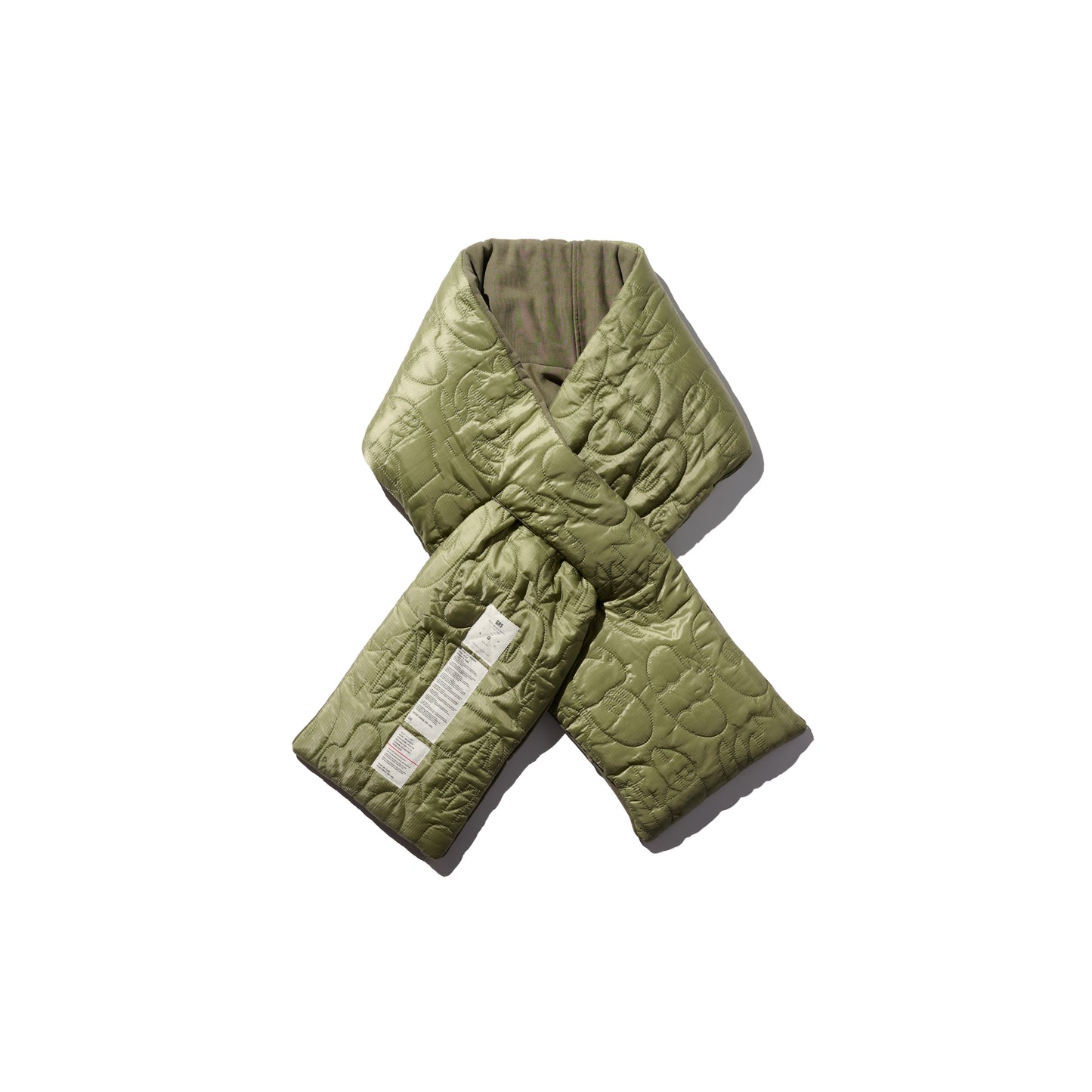 “Freedom & Peace” Sun Faded Sweat Puffer Scarf