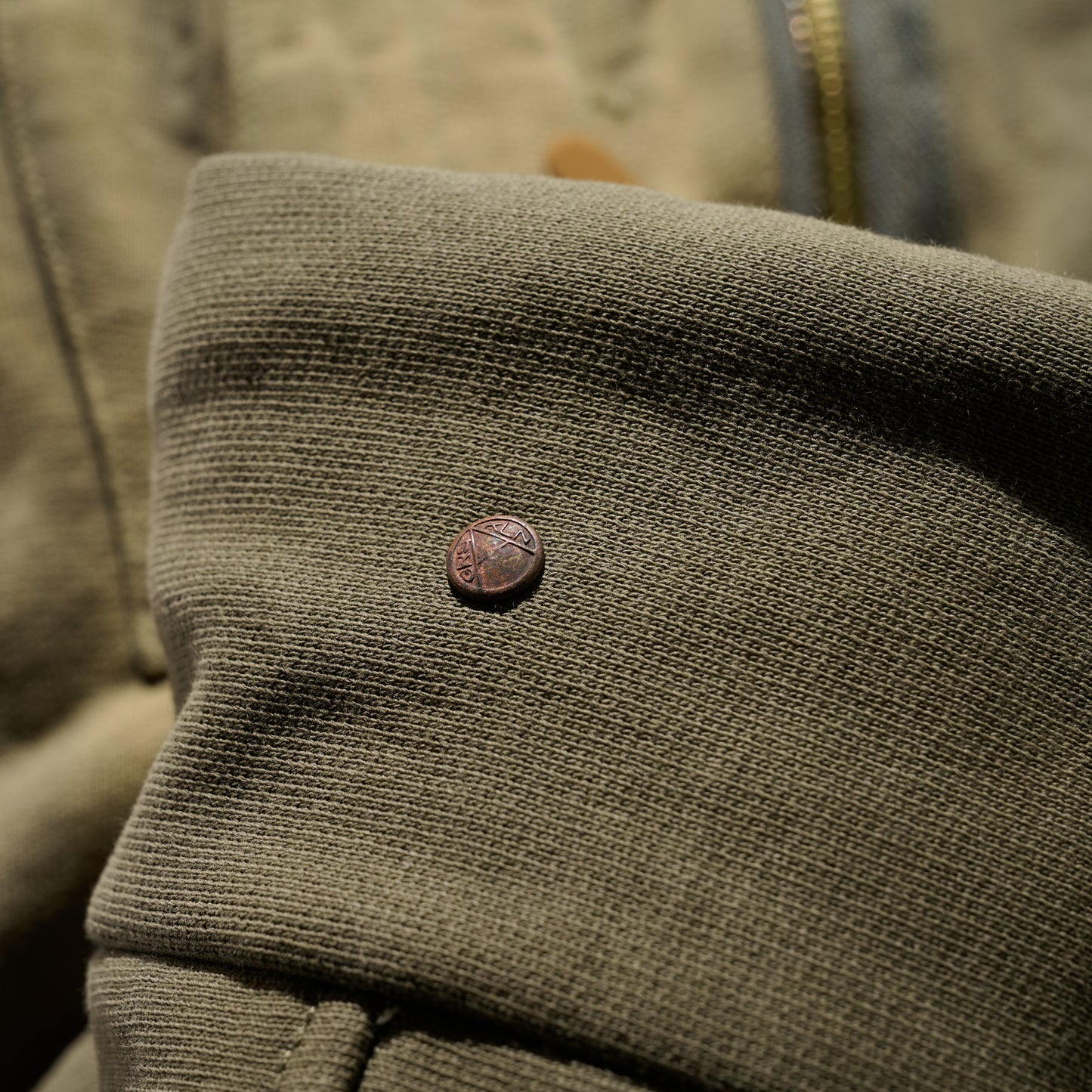 “Freedom & Peace” Sun Faded Sweat Puffer Scarf