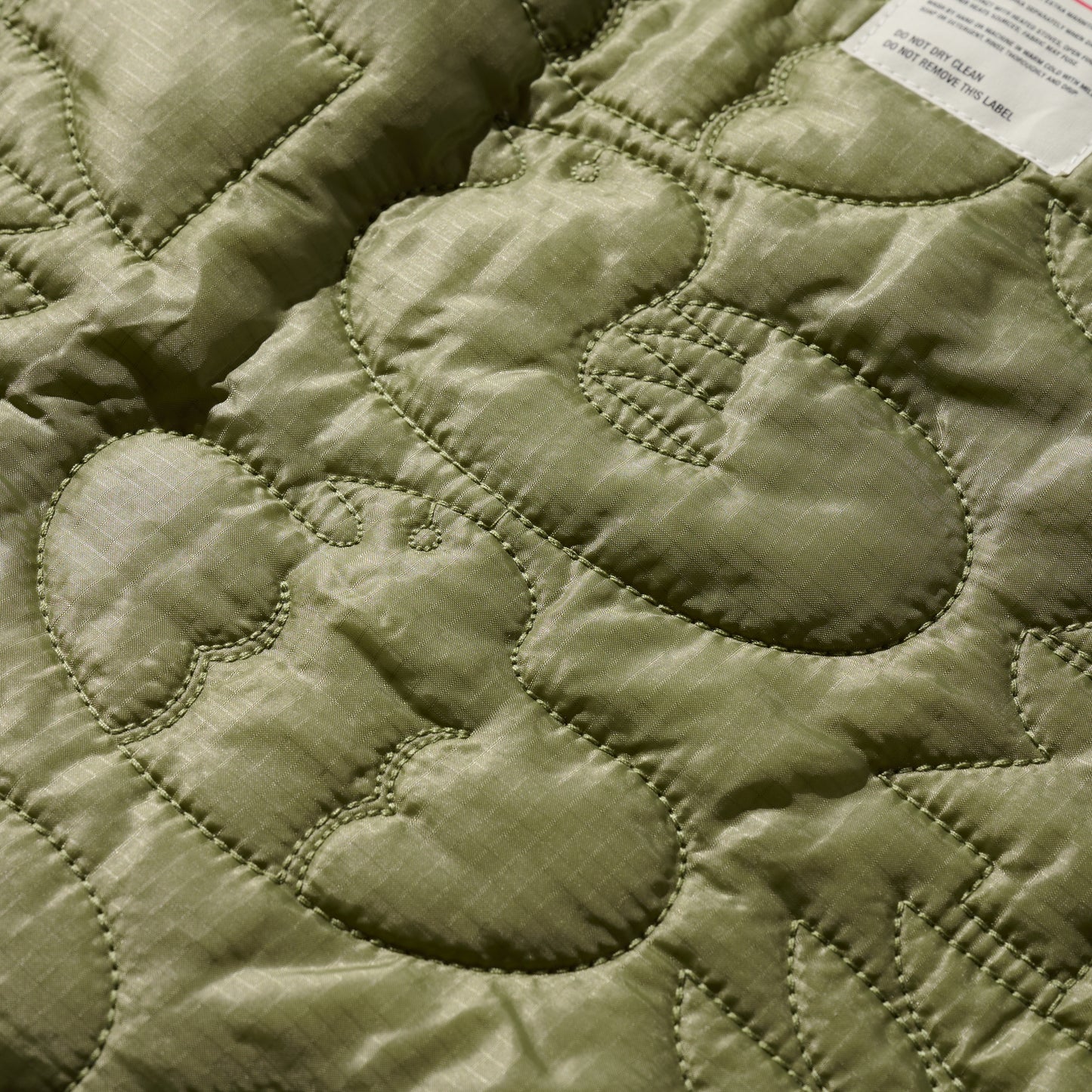 “Freedom & Peace” M51 Sun Faded Sweat Parka + Quilted Liner