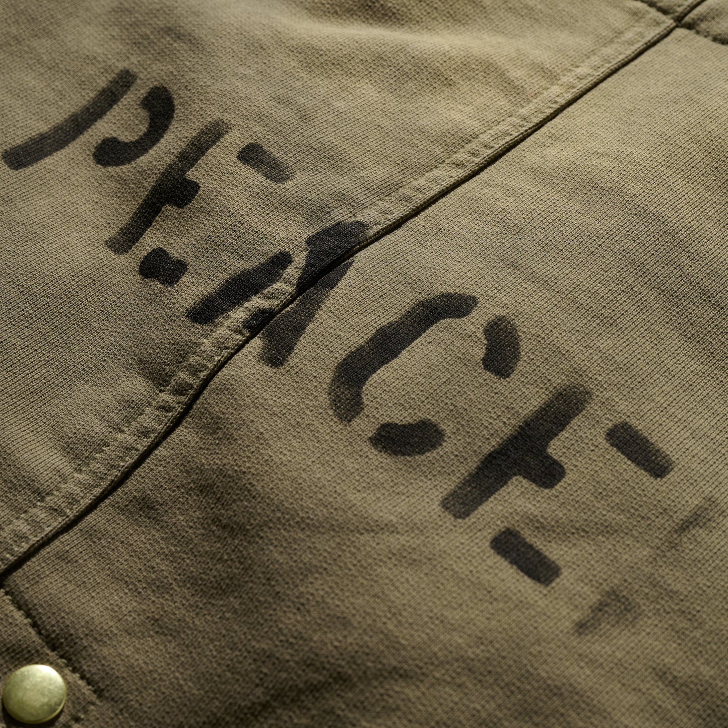 “Freedom & Peace” M51 Sun Faded Sweat Parka + Quilted Liner