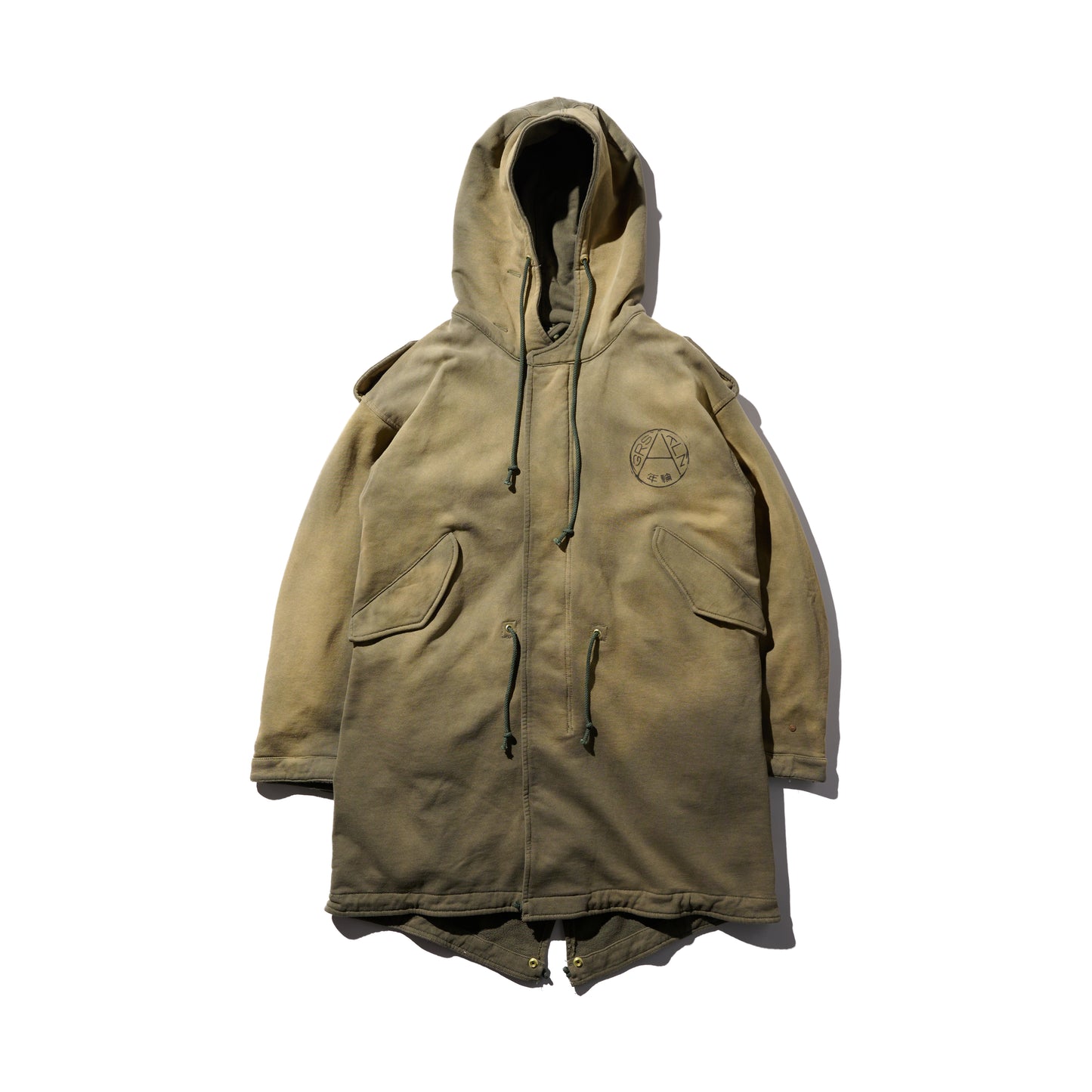 “Freedom & Peace” M51 Sun Faded Sweat Parka + Quilted Liner