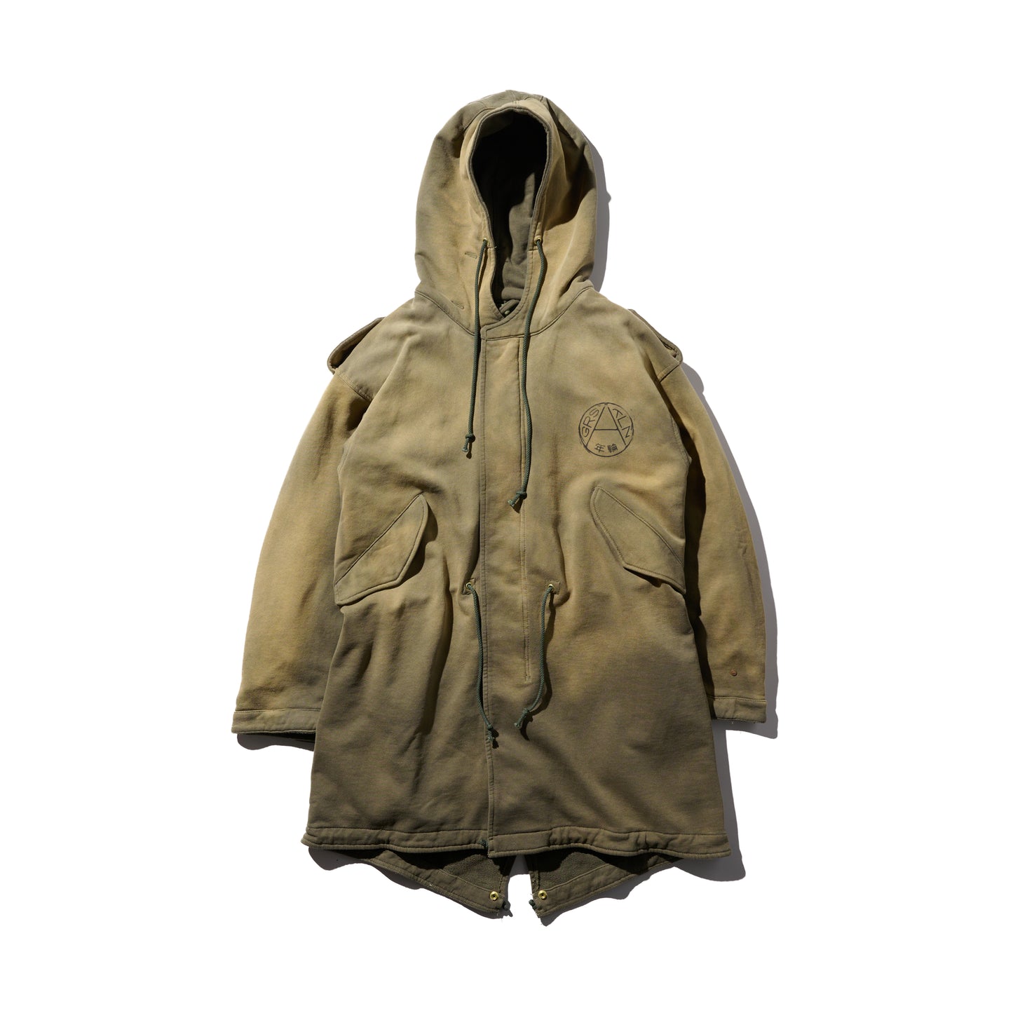 “Freedom & Peace” M51 Sun Faded Sweat Parka + Quilted Liner