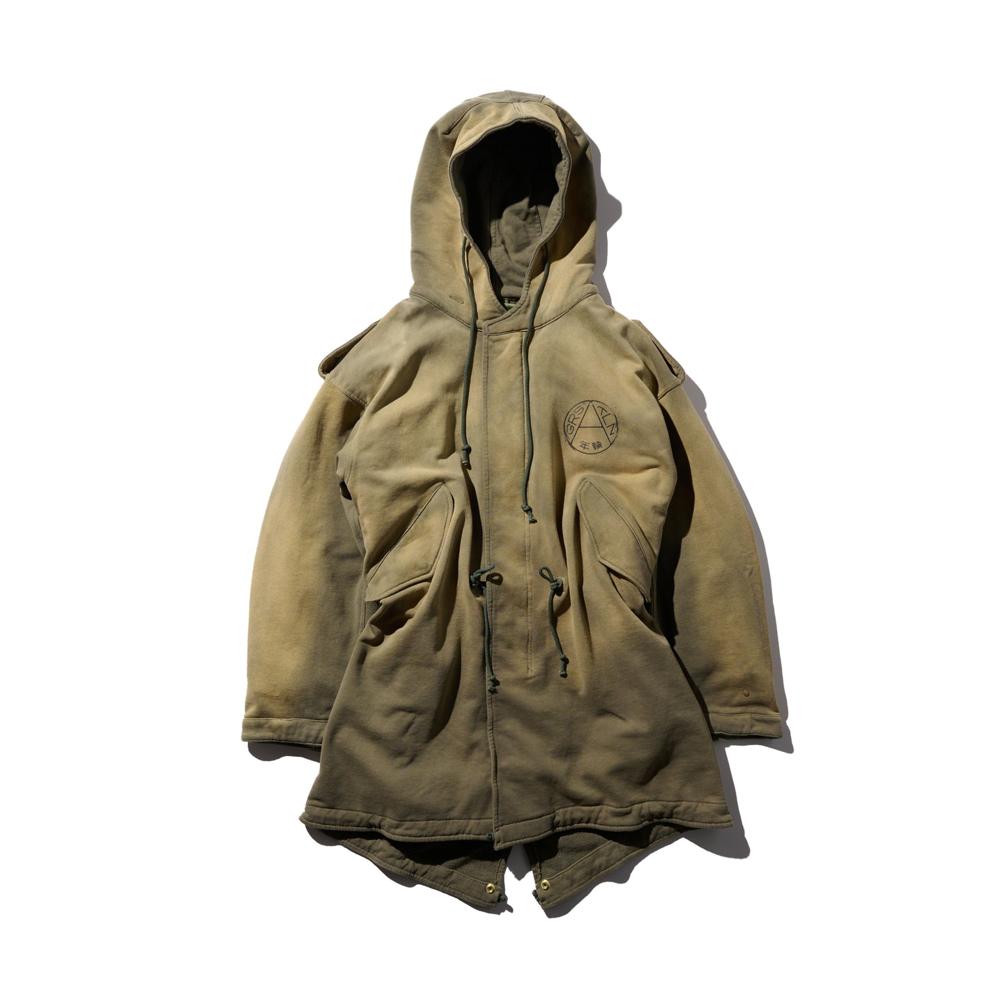 “Freedom & Peace” M51 Sun Faded Sweat Parka + Quilted Liner