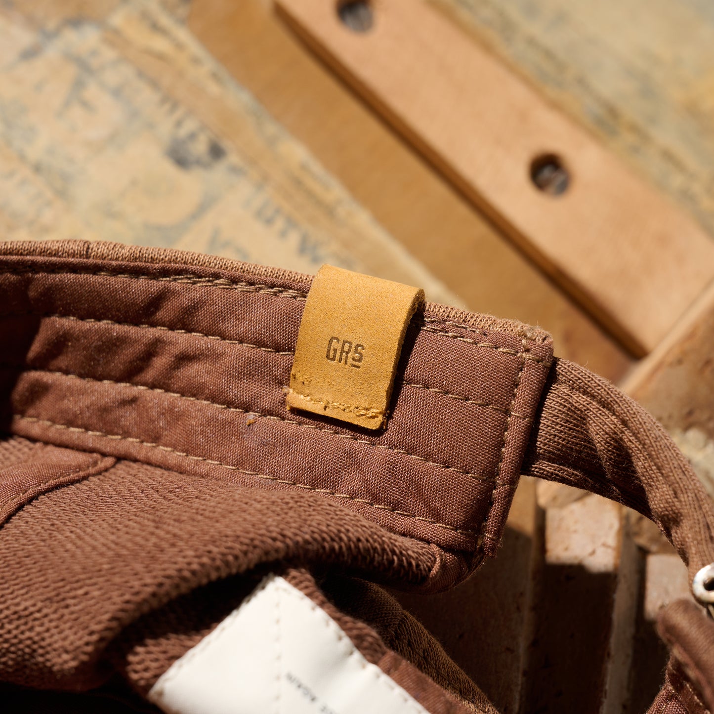 Hand Quilted "Kowloon" Cap / Togo Brown