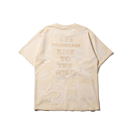 Sun Faded "Kowloon" Tee / Beige