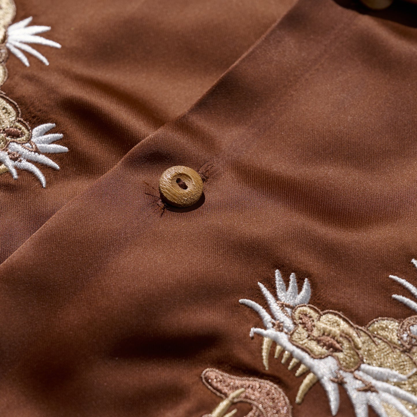 "Kowloon Walled City" Souvenir Shirt / Togo Brown