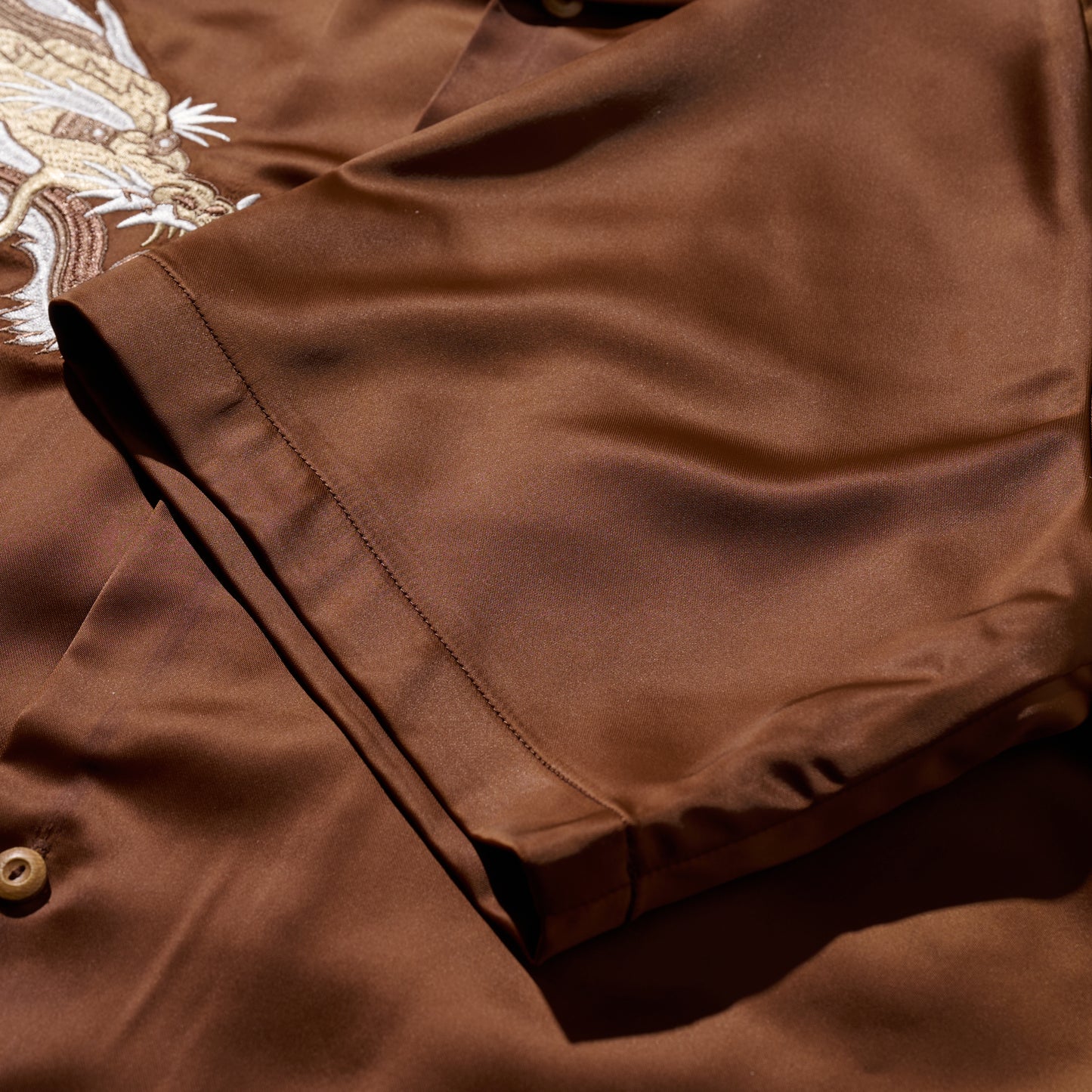 "Kowloon Walled City" Souvenir Shirt / Togo Brown