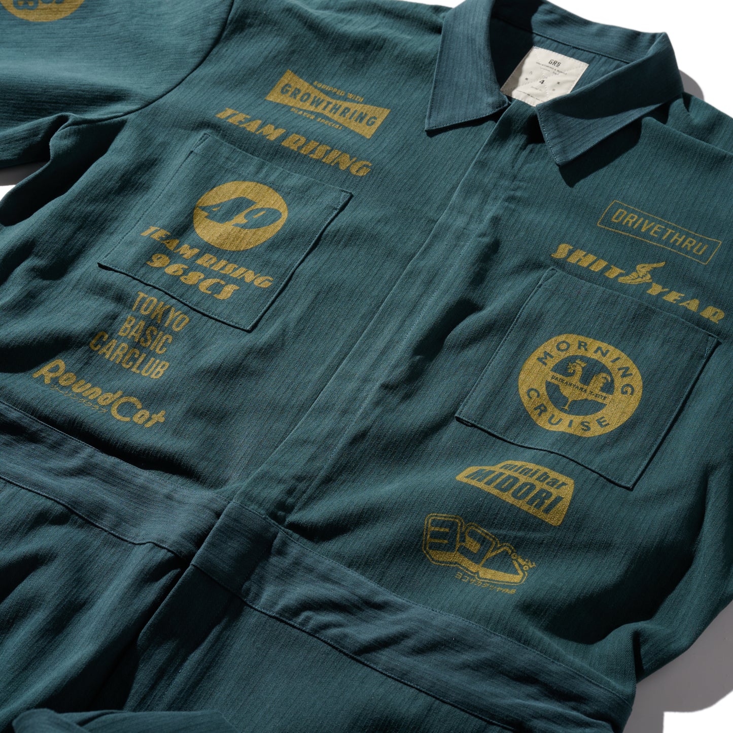 “Shit Year Good People” Work Coverall / Gotland Green