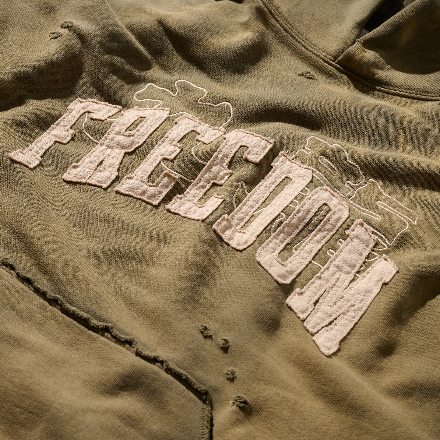 “Freedom & Peace” Sun Faded “Freedom” Hoodie