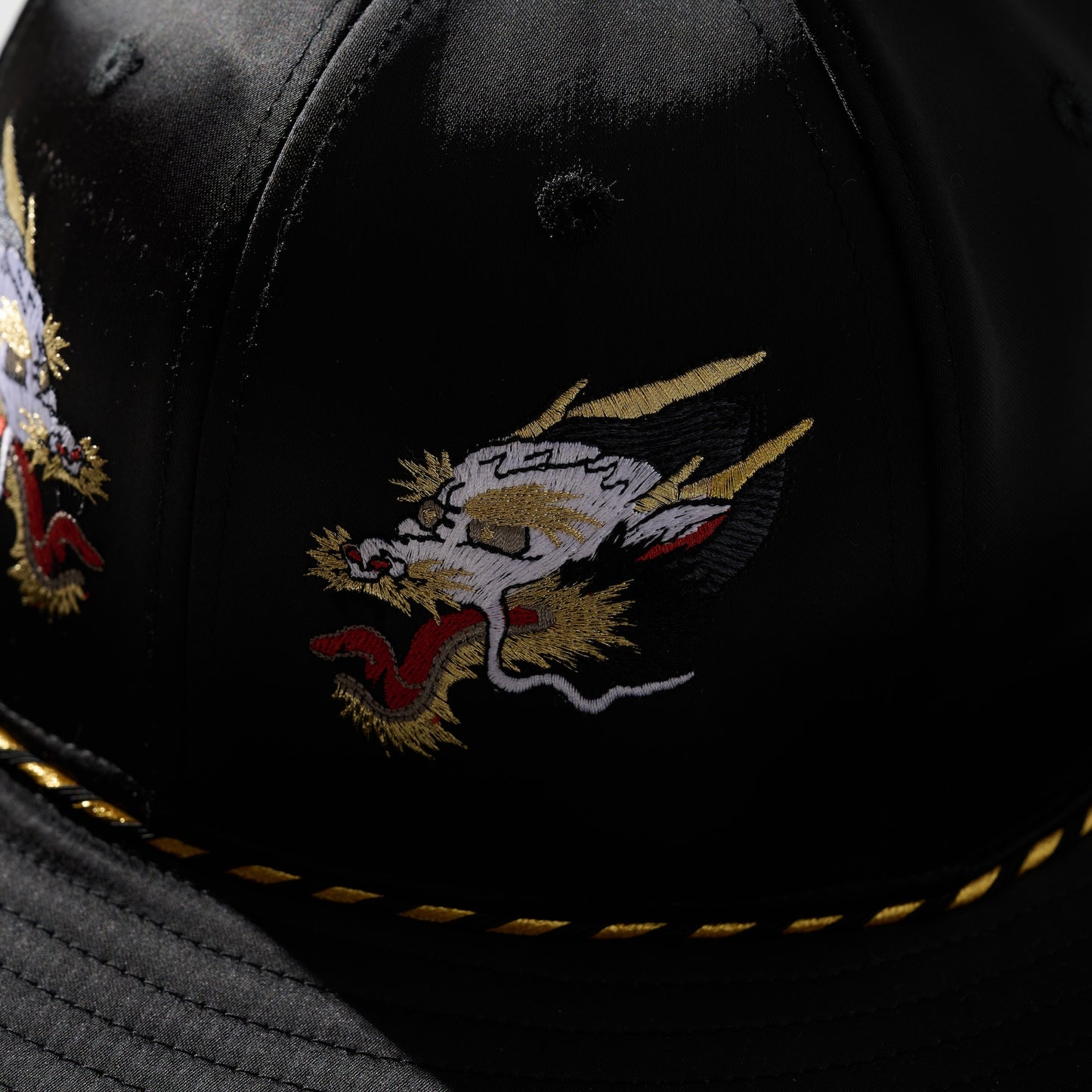 Suka-Style Long Brim Hat / Kowloon Twin Dragon