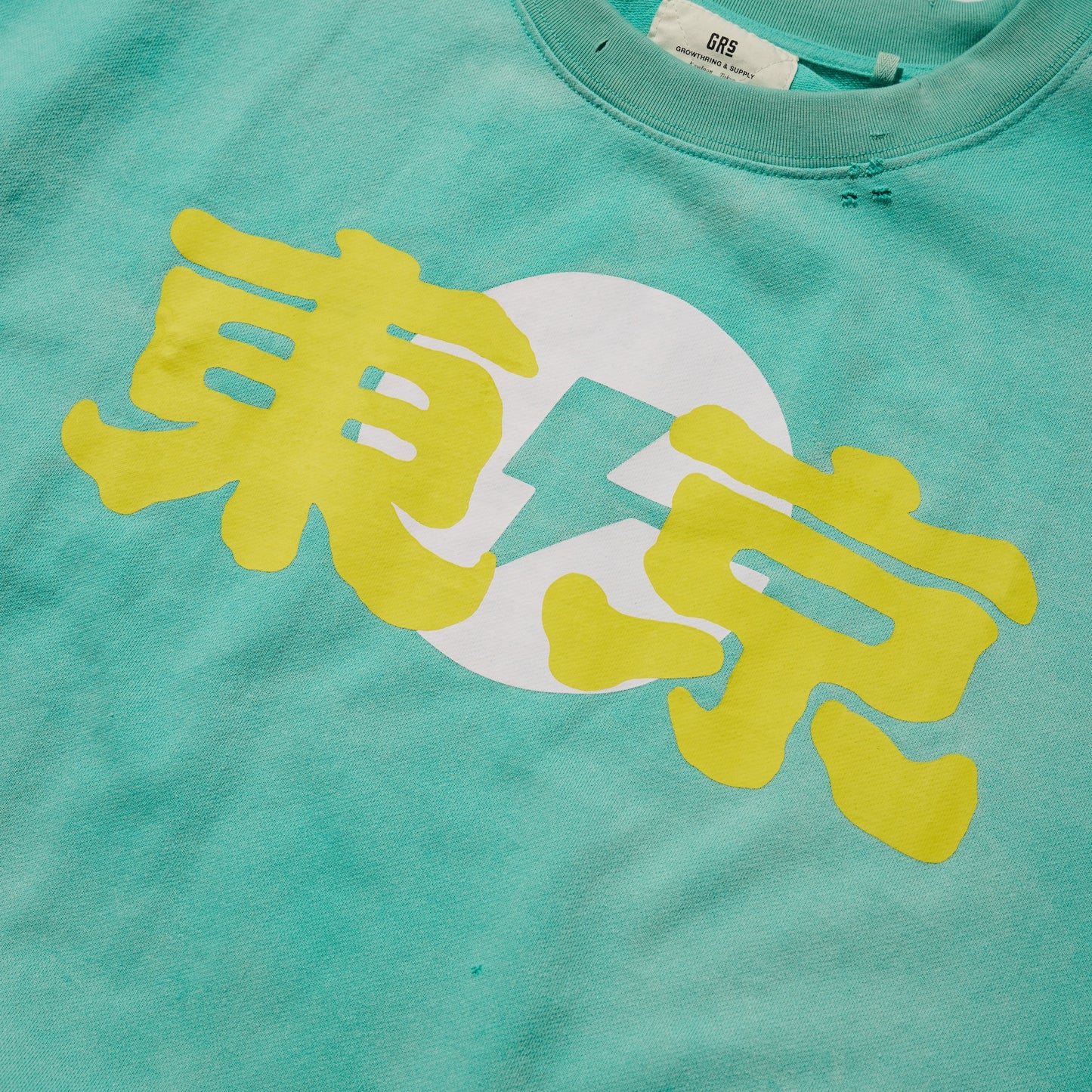 GRS x ChargeSpot Sun Faded “Tokyo” Tee / Turquoise